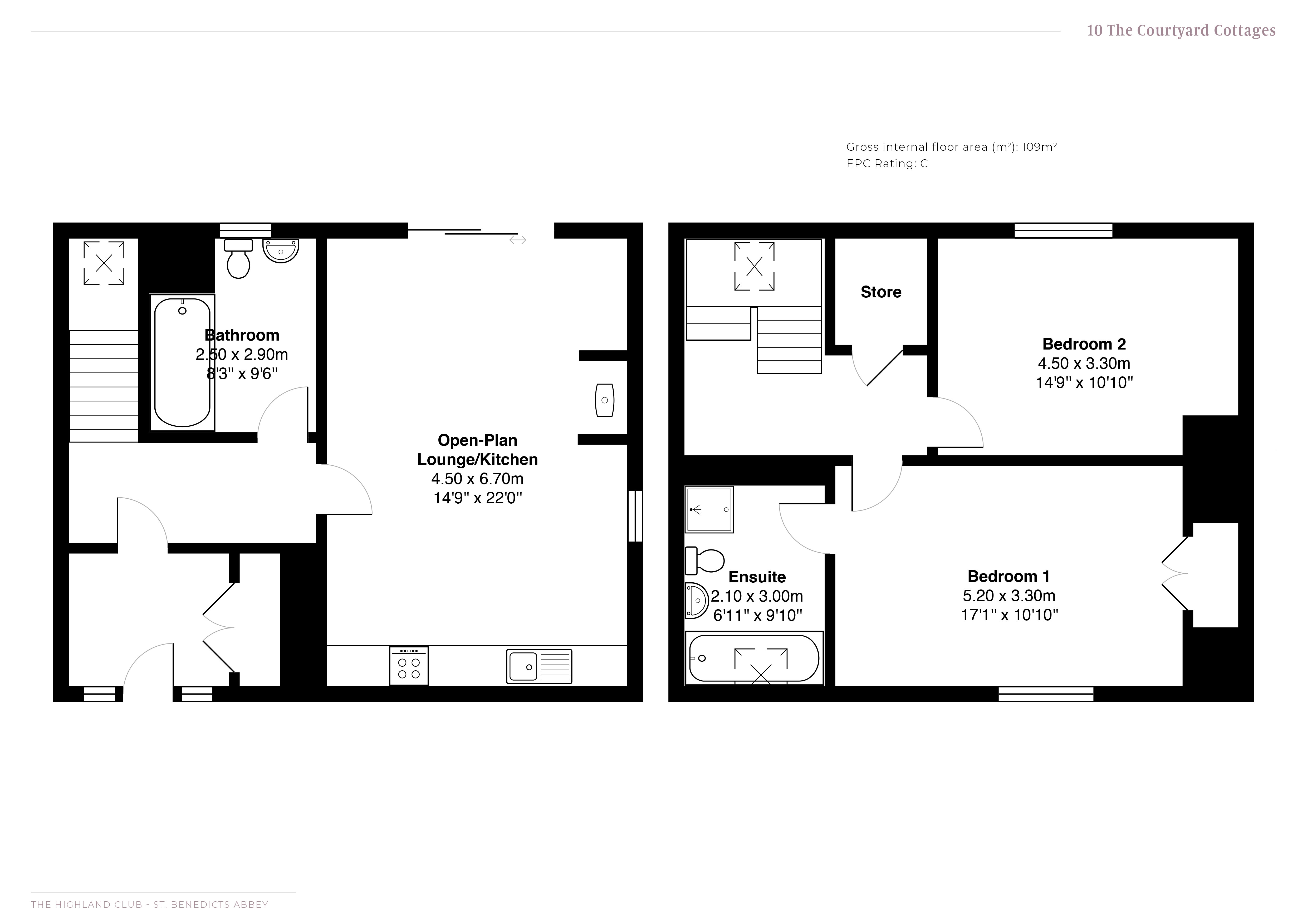 The Highland Club, Fort Augustus floorplan