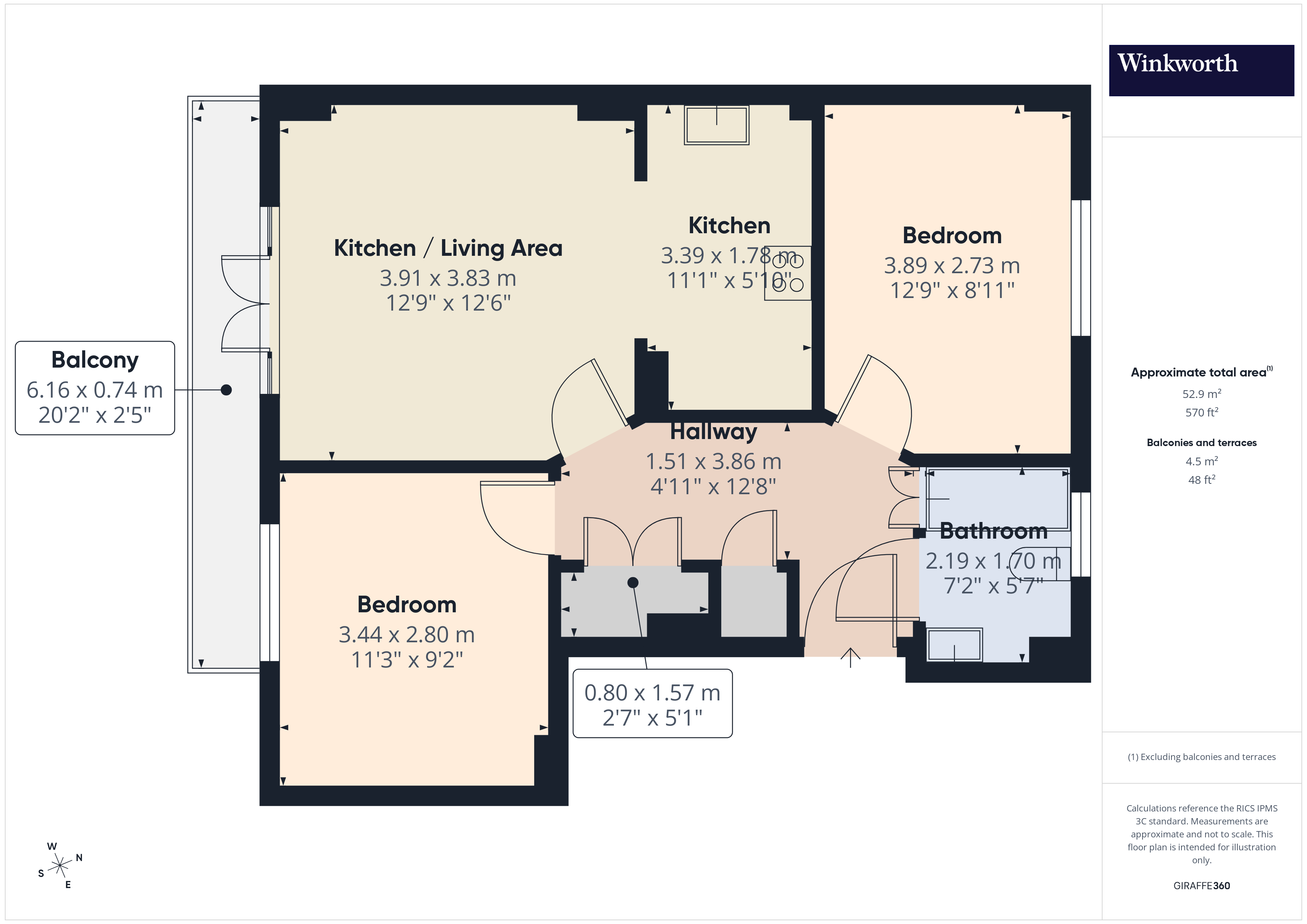 20, Blakes Quay, Reading floorplan
