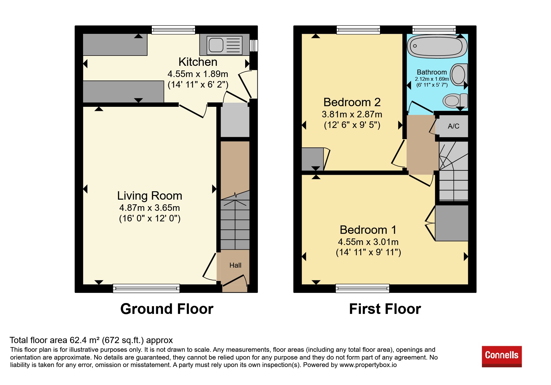 26, Falconer Place, Leominster floorplan