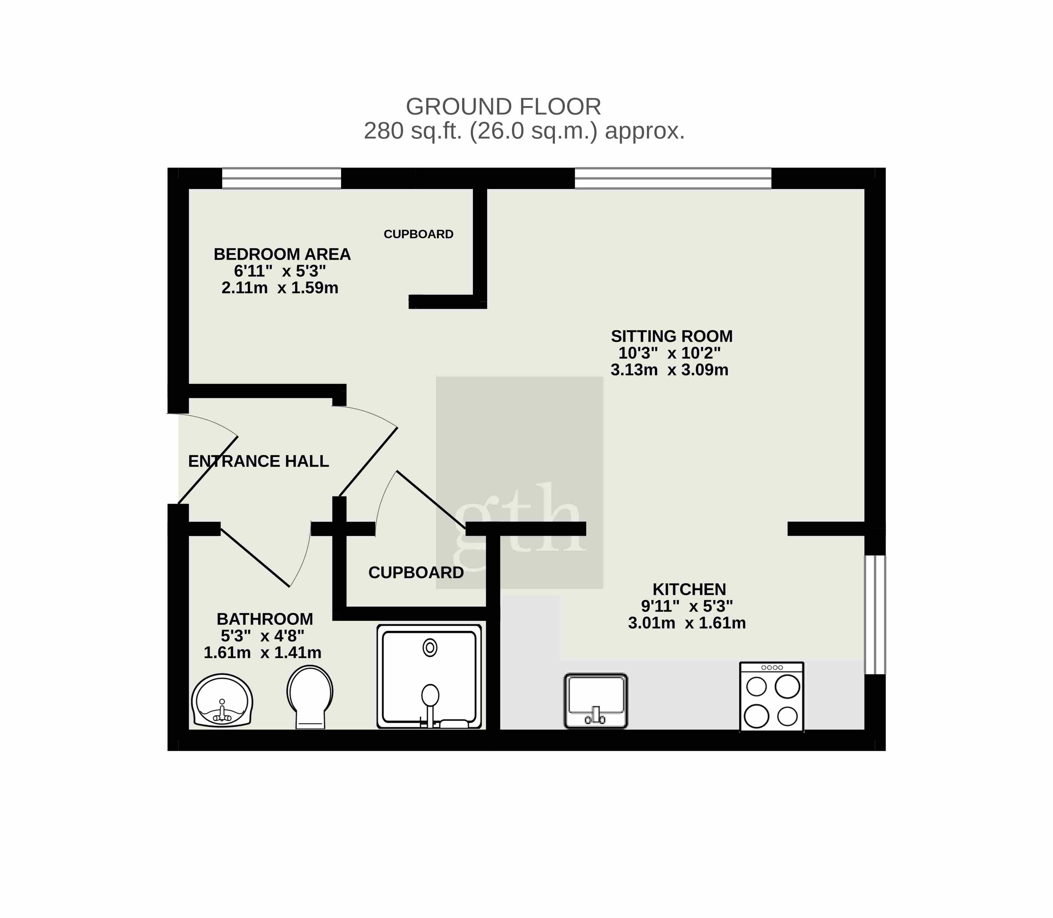 11, Green Mead, Somerset floorplan