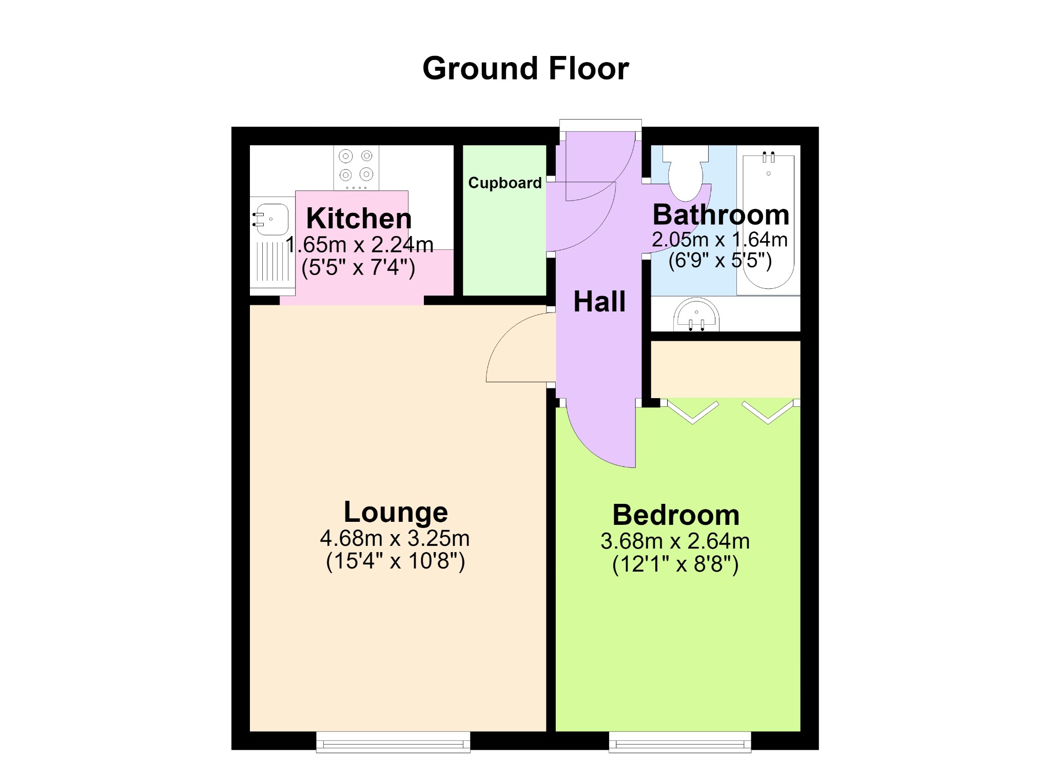 Flat 27, Bredon Court, Broadway floorplan
