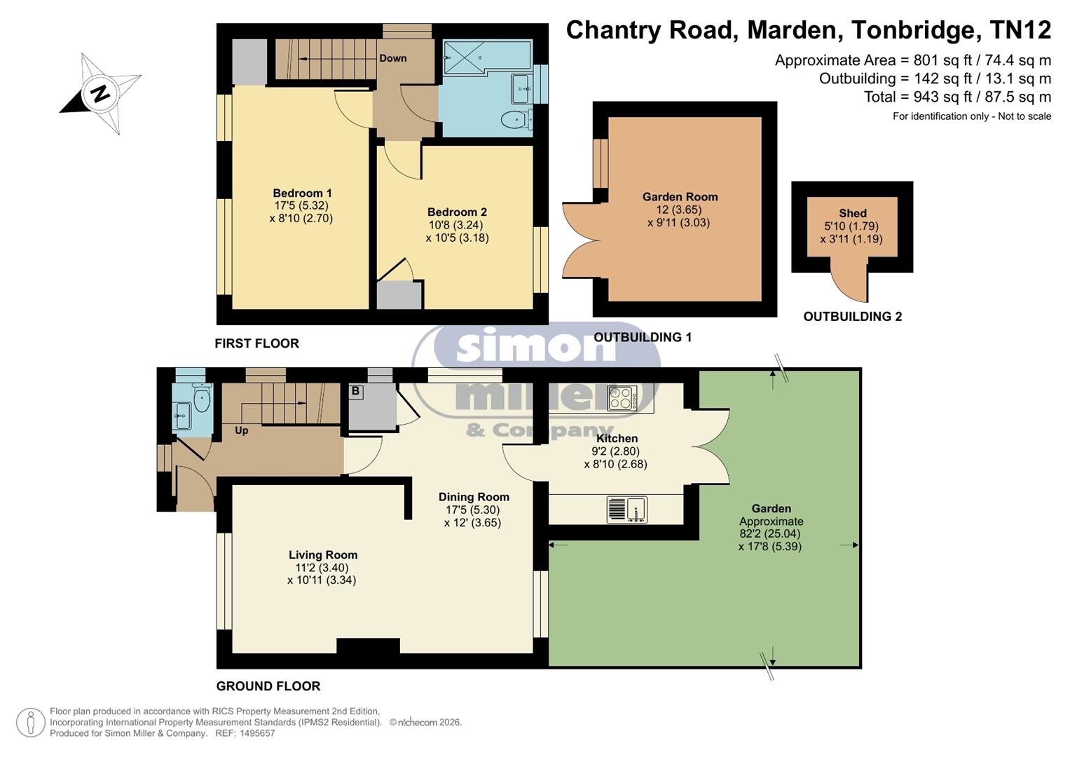 44, Chantry Road, Tonbridge floorplan
