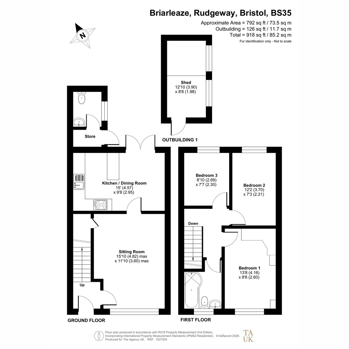 8b, Briarleaze, Bristol floorplan