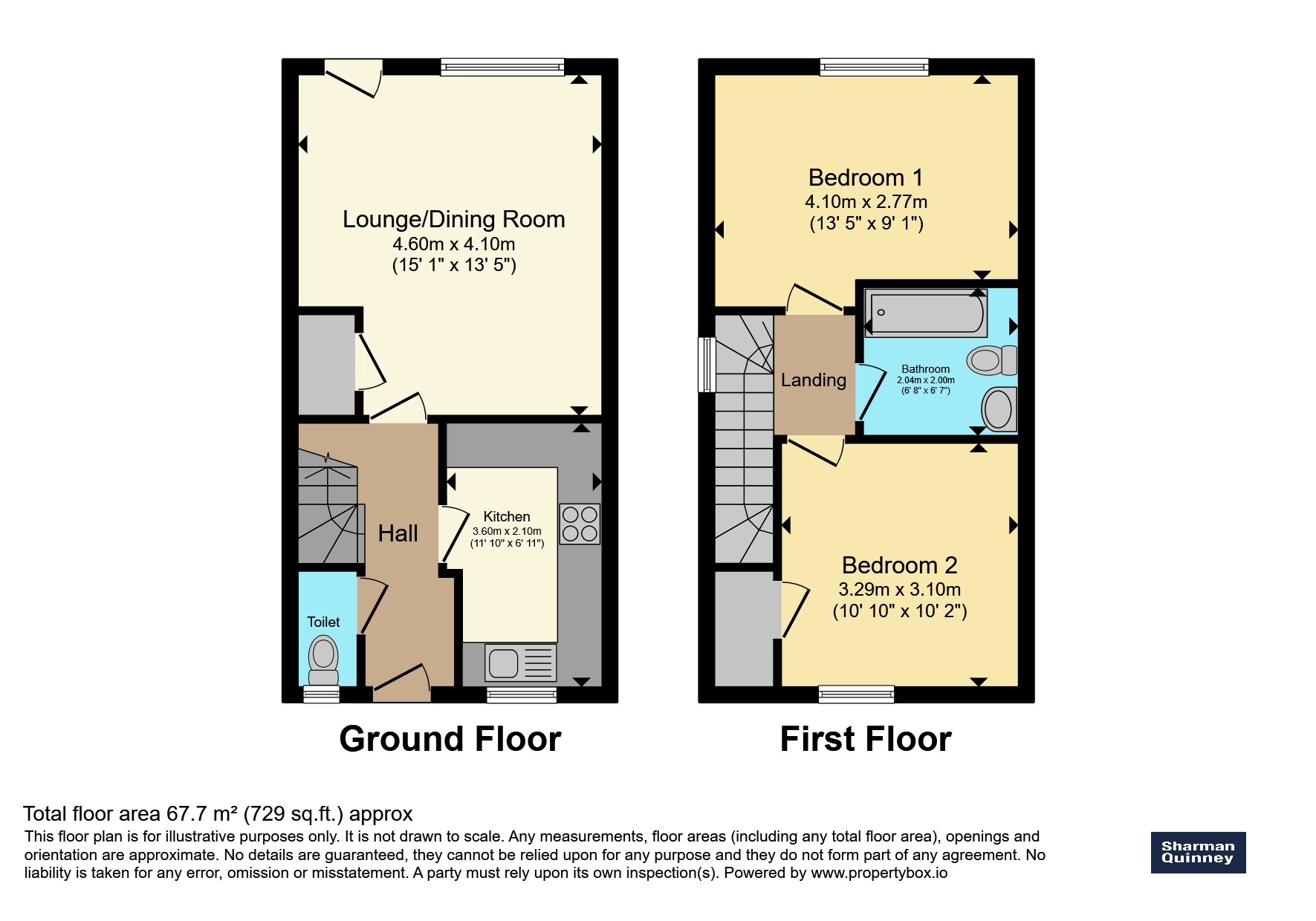 19, Darbyshire Close, Peterborough floorplan