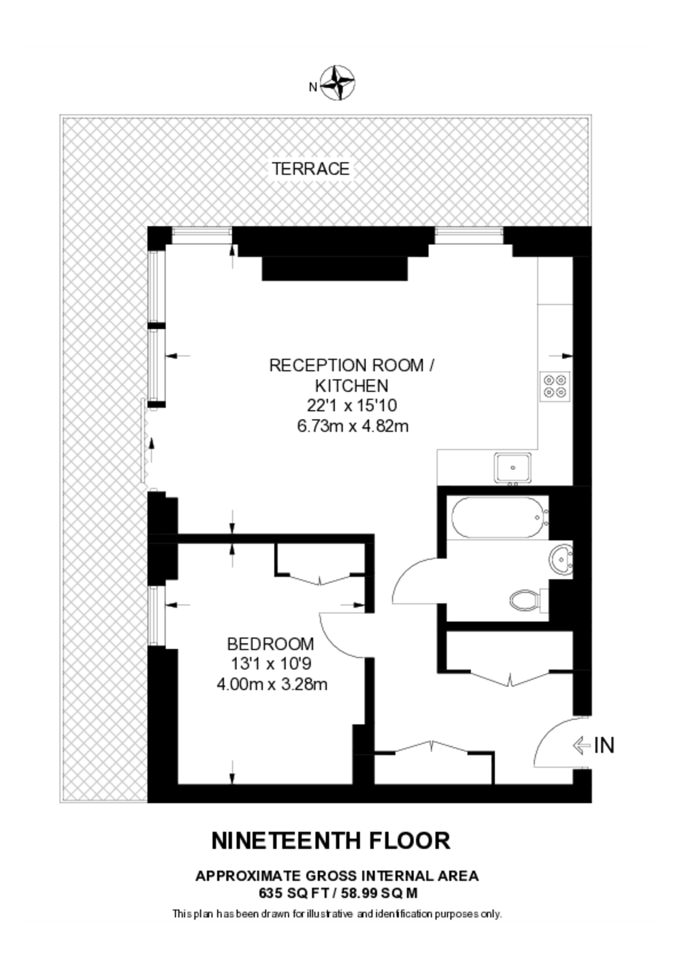 Hobart Building, Canary Wharf floorplan