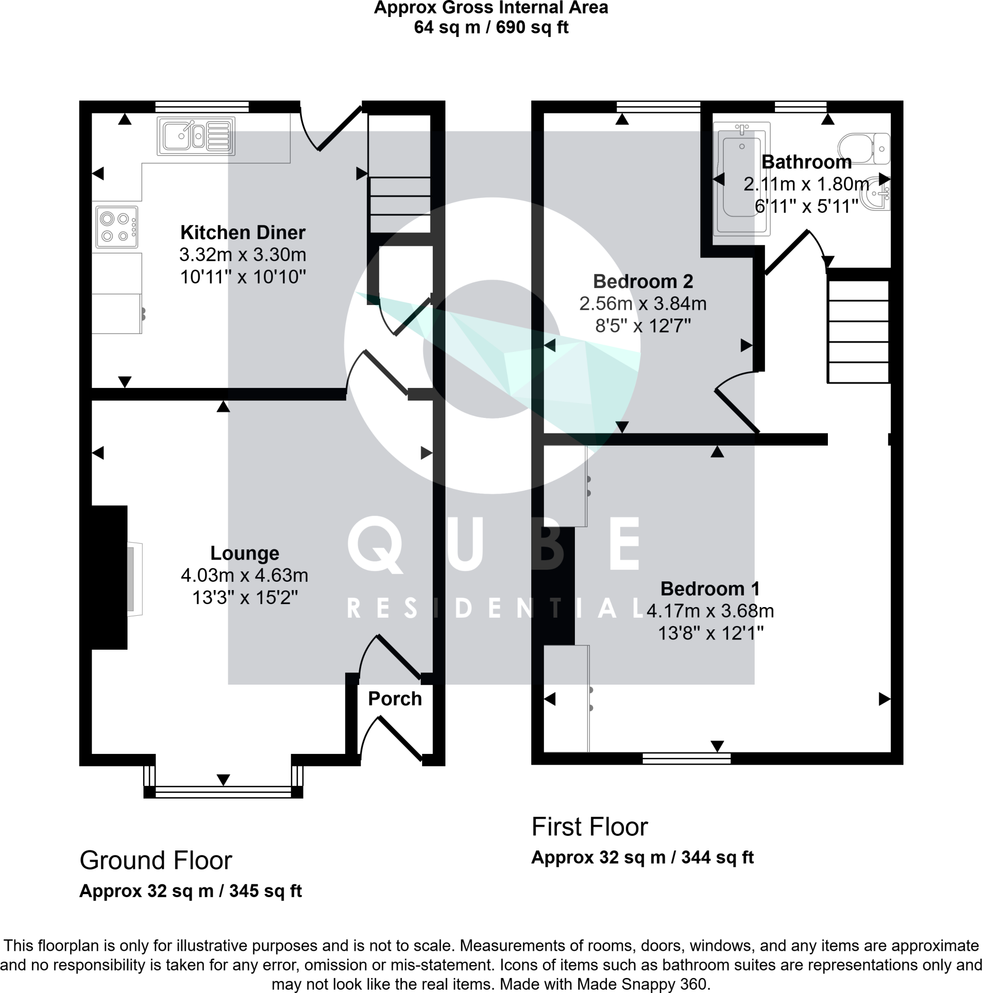 30, Hastings Road, Bolton floorplan