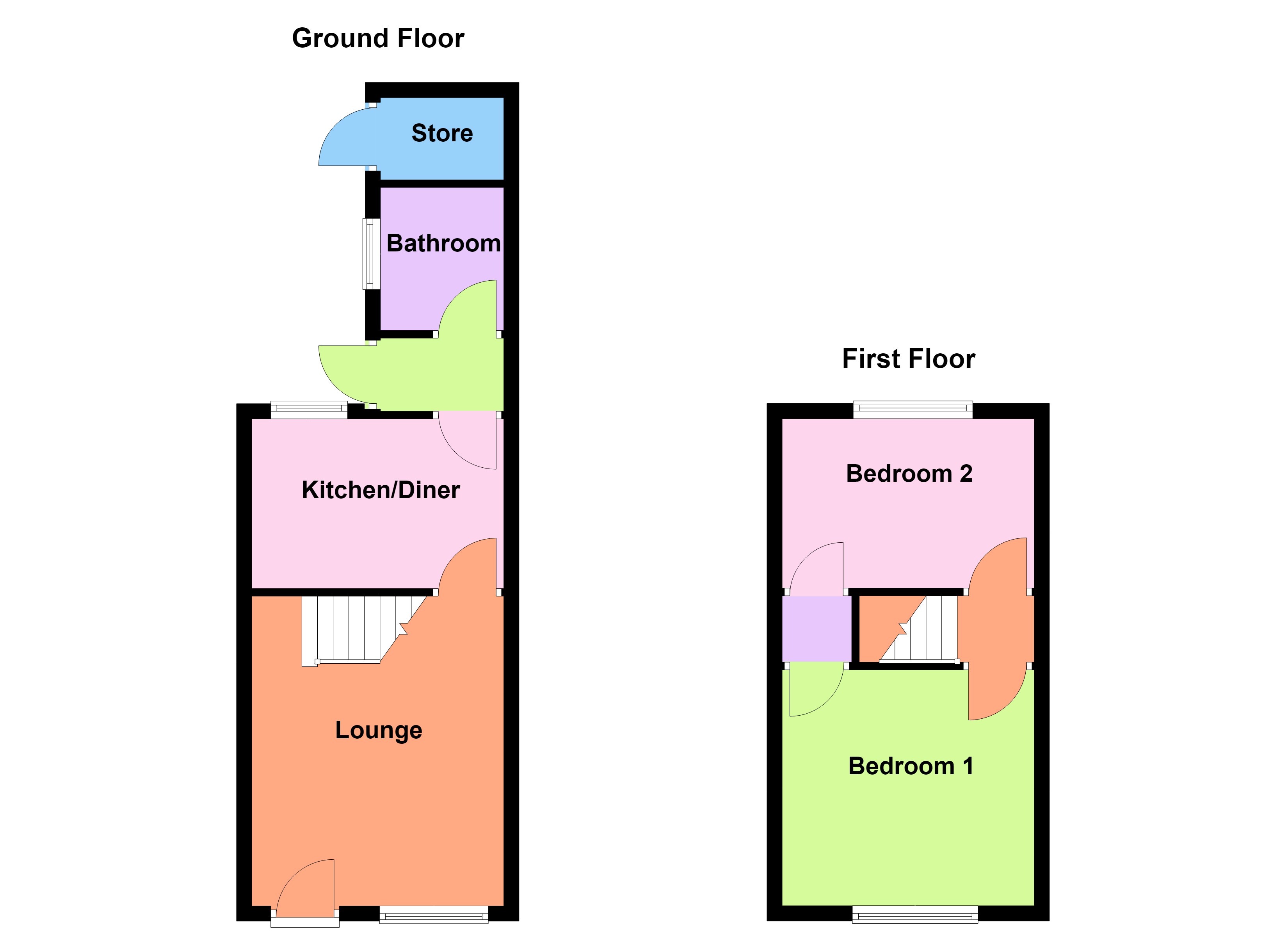 65, Hunt Lane, Doncaster floorplan
