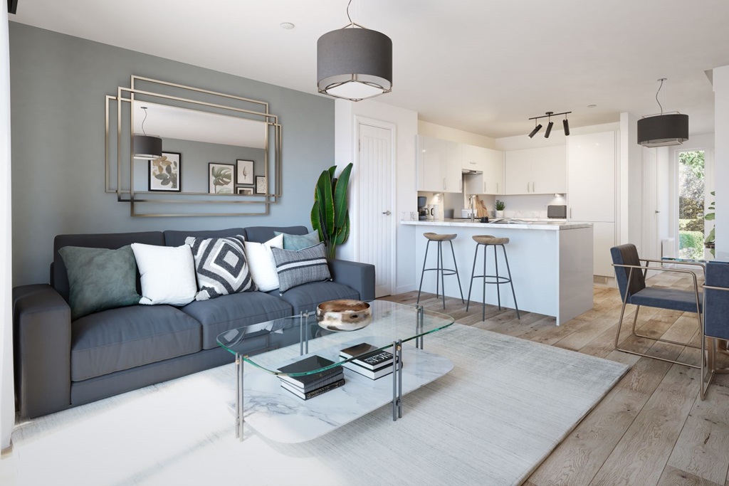 A Sociable Living Space Great For Family And Friends Get Togethers