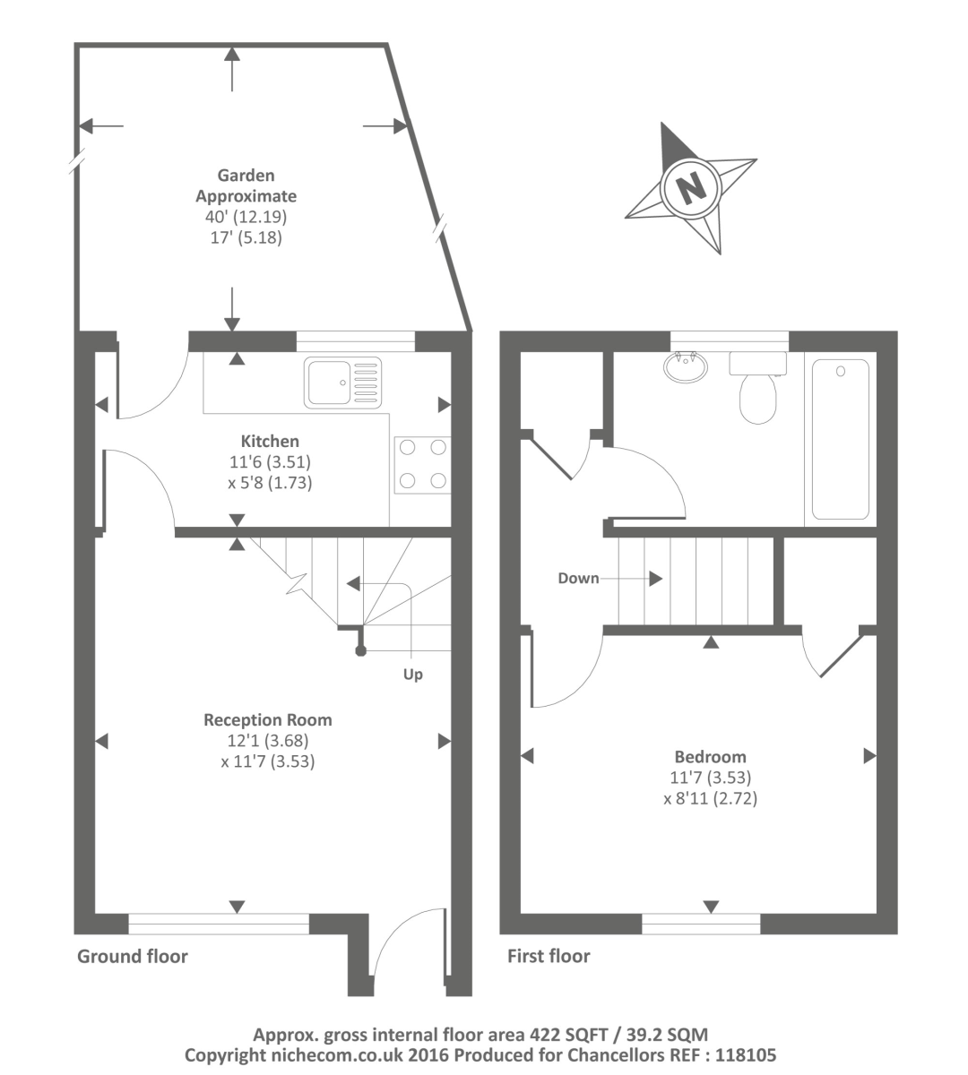 1 Bedrooms Terraced house to rent in Milton, Oxfordshire OX14