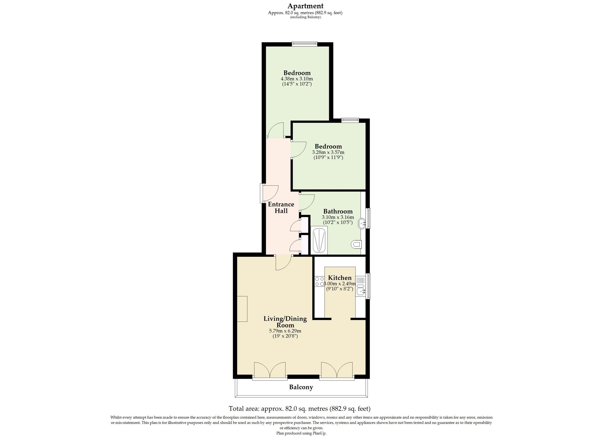 9 Elizabeth Court Kirkley Cliff Road, Lowestoft floorplan