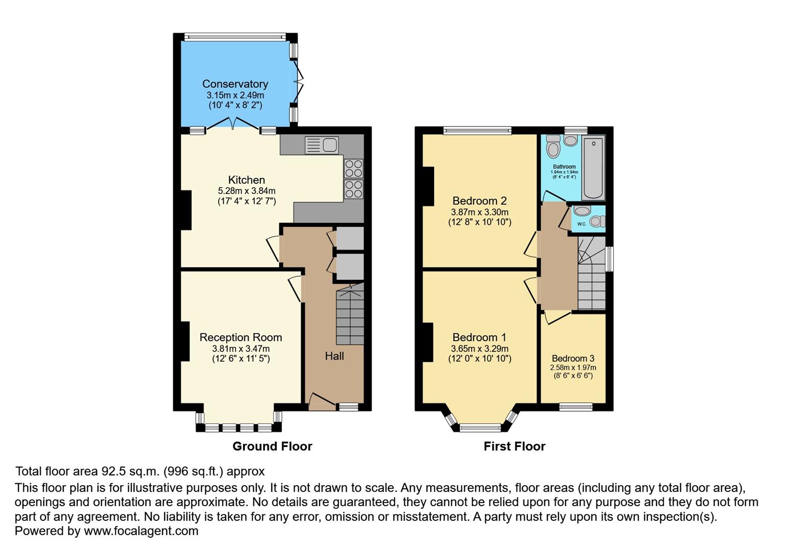 157, Whitton Road, Twickenham floorplan