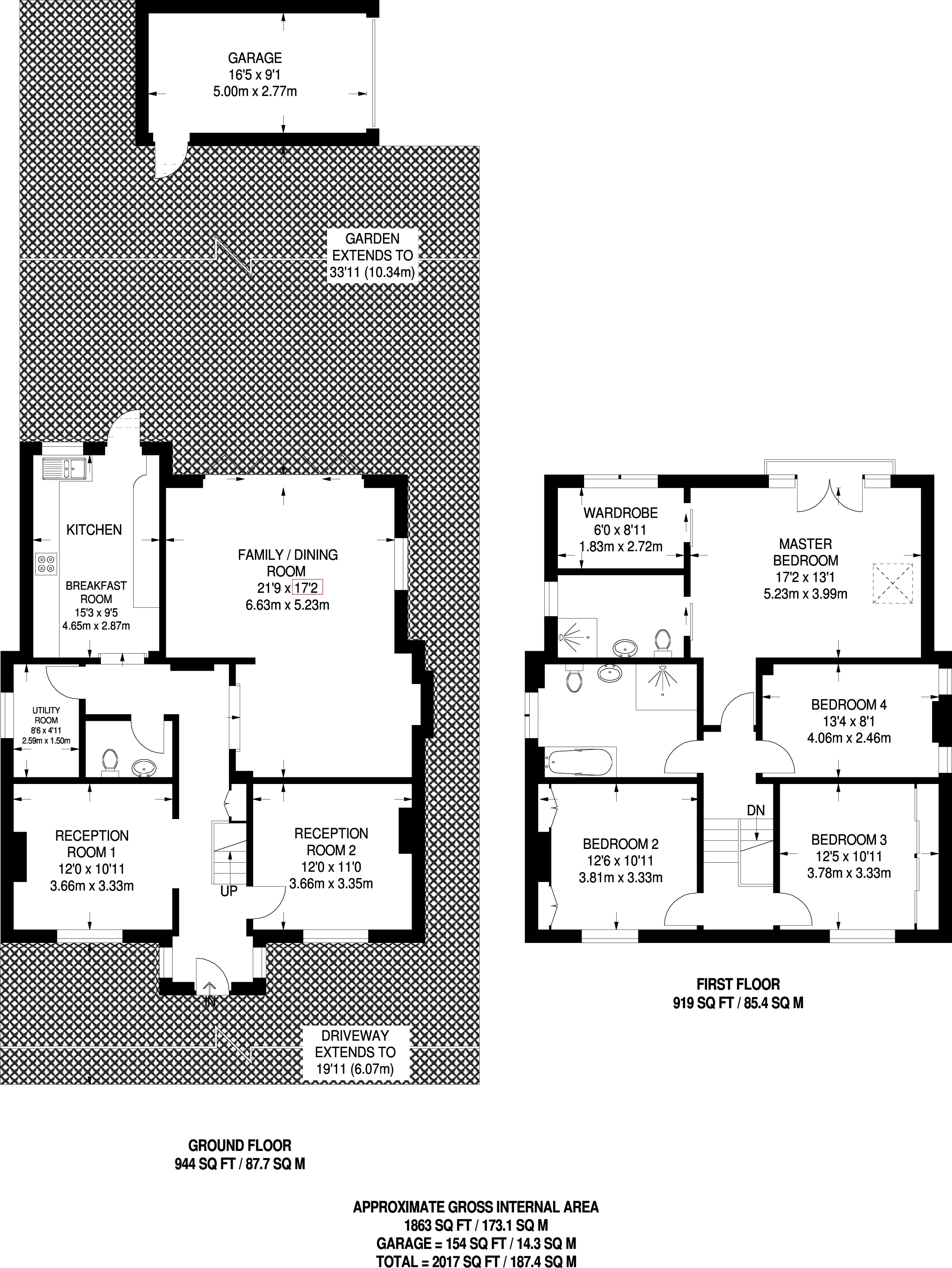 4 Bedrooms Detached house for sale in Hanworth Road, Hampton TW12