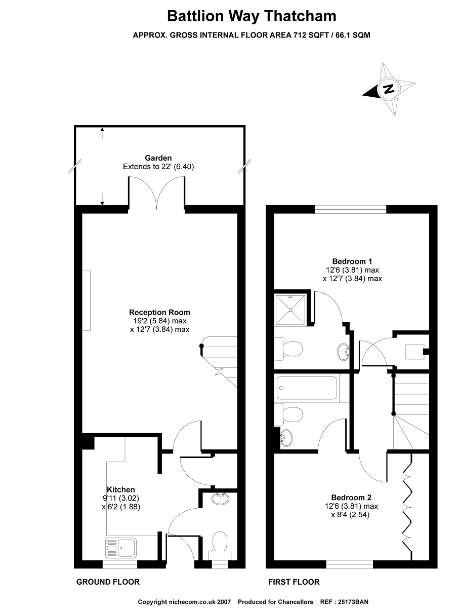 2 Bedrooms Semi-detached house to rent in Thatcham, Berkshire RG19