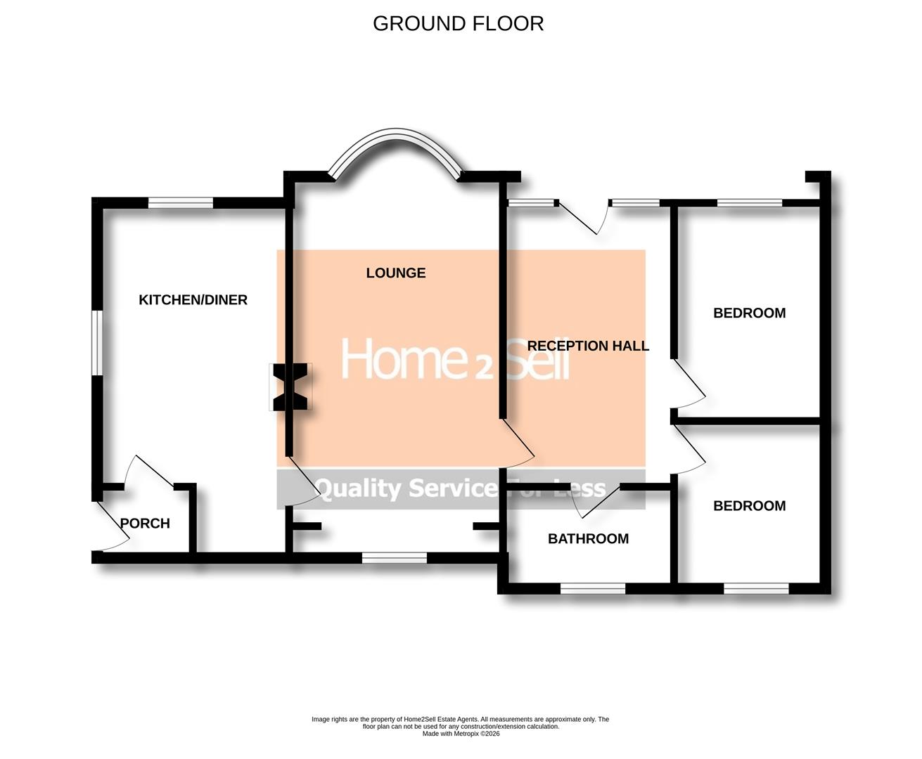 Primville, Whitaker lane, Little Eaton Derby floorplan