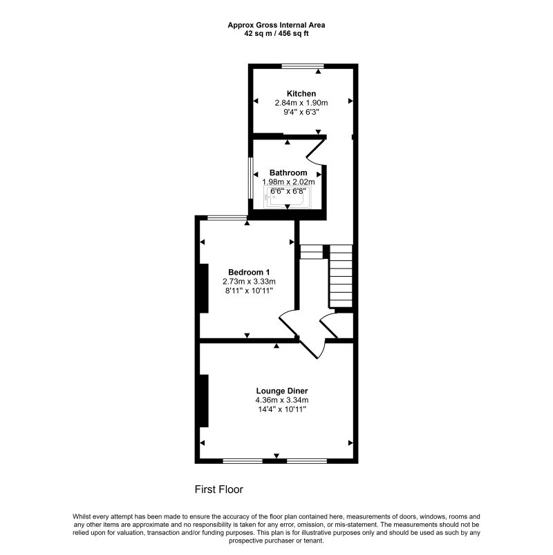 180(B), Masterman Road, East Ham floorplan