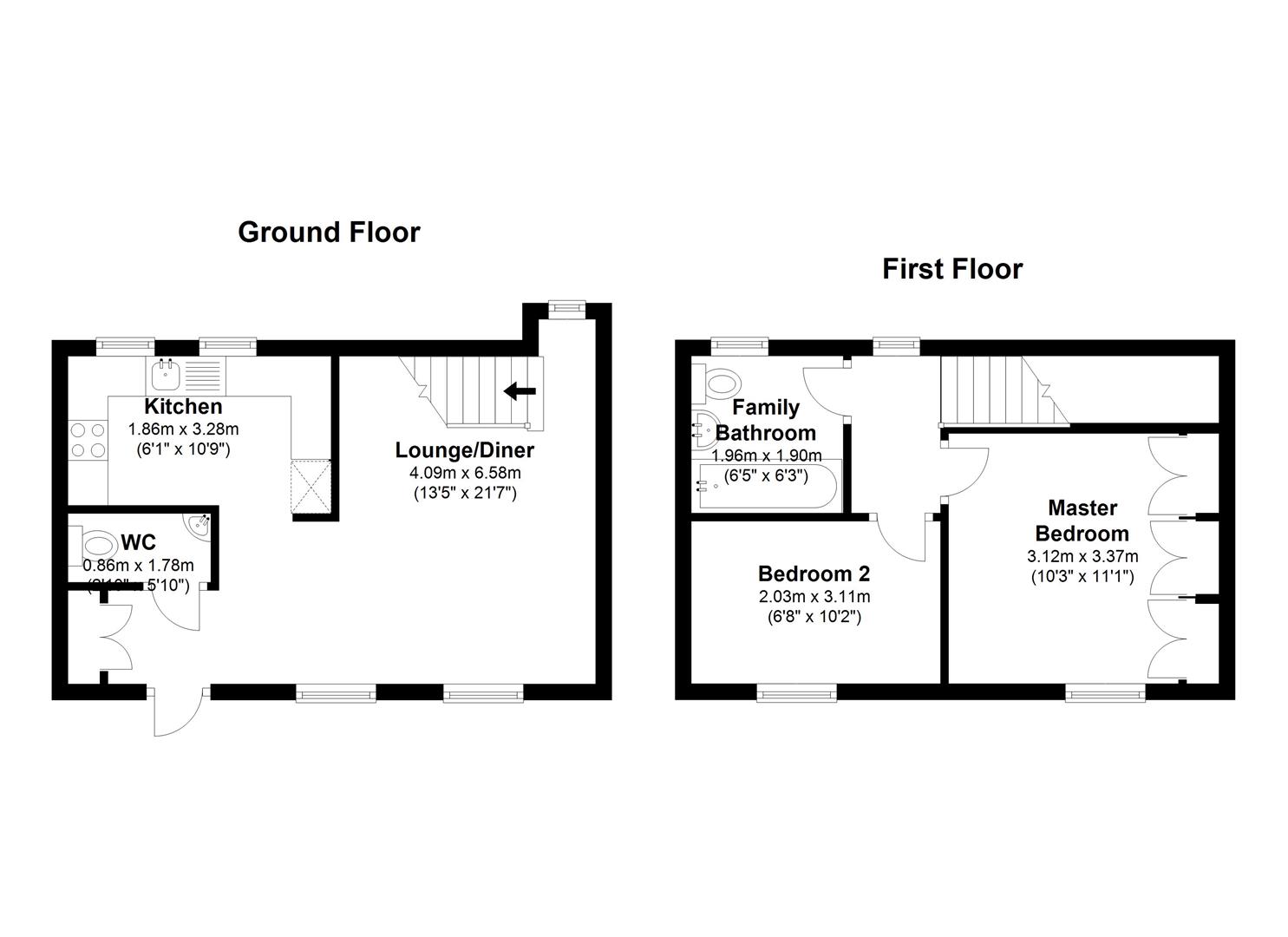 2 Bedrooms  for sale in Thornfield Square, Long Eaton, Nottingham NG10