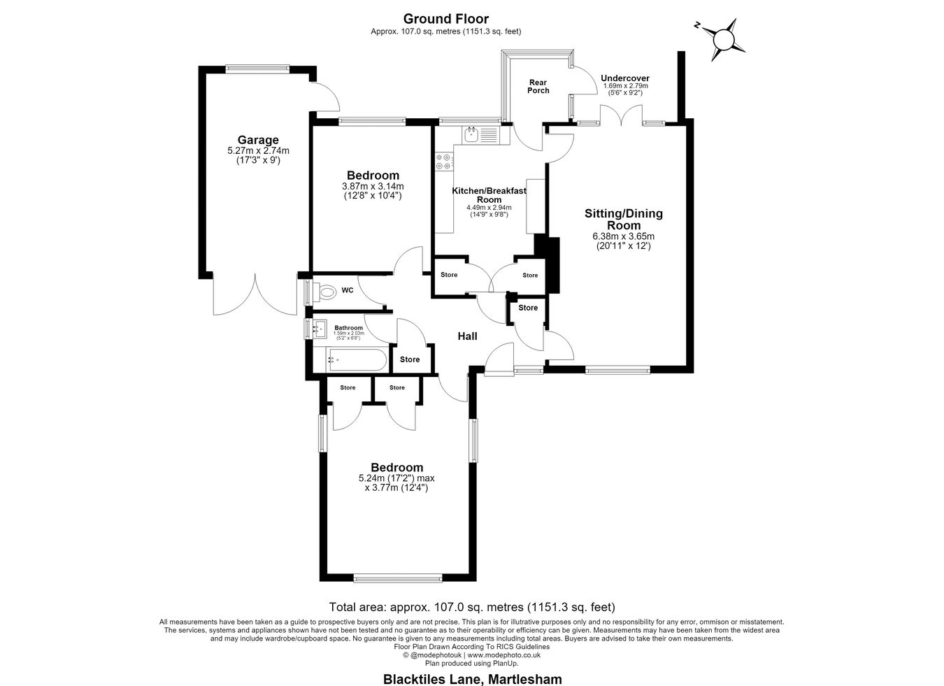 22, Black Tiles Lane, Woodbridge floorplan