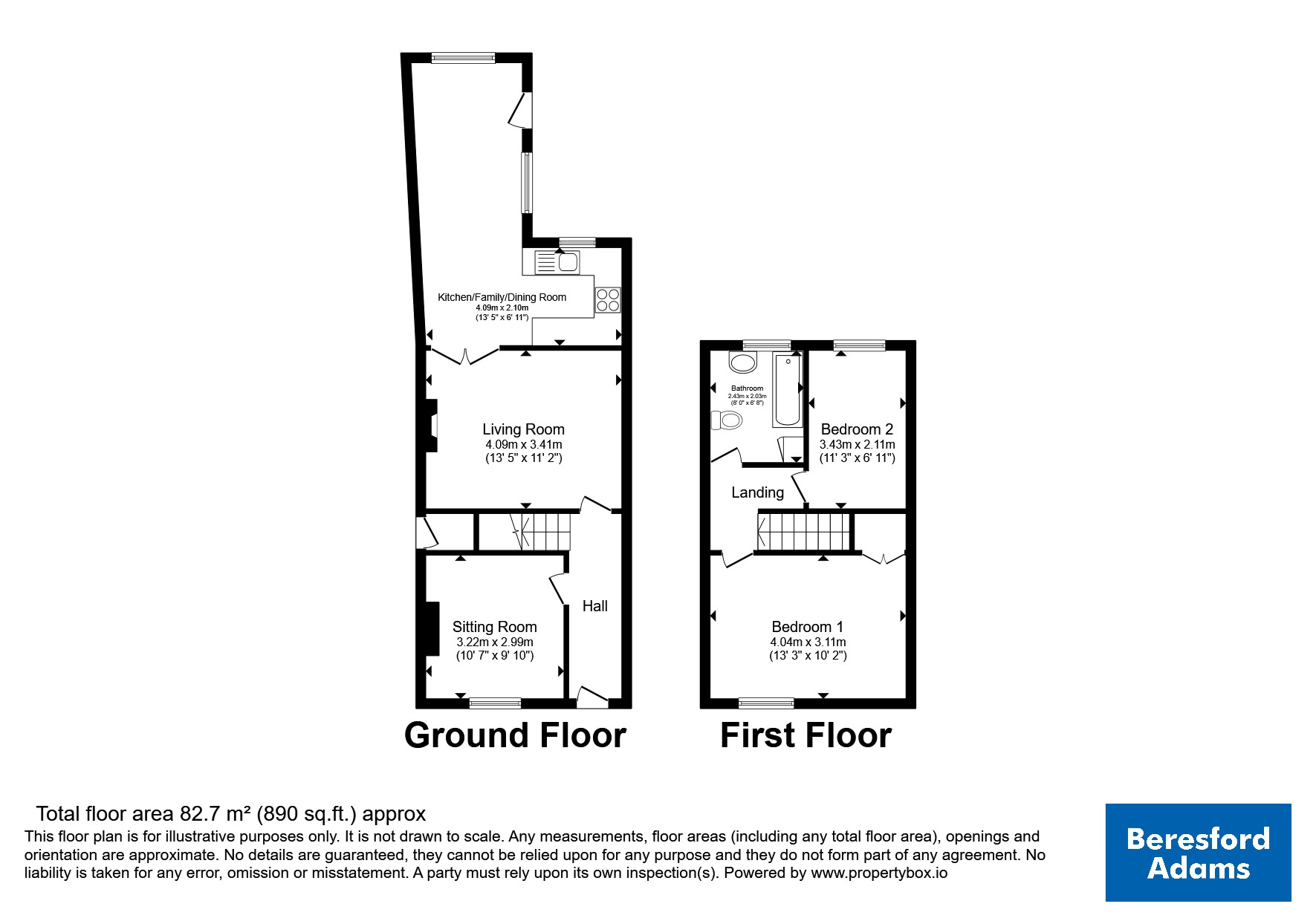 19C,, Chapel Street, Wrexham floorplan