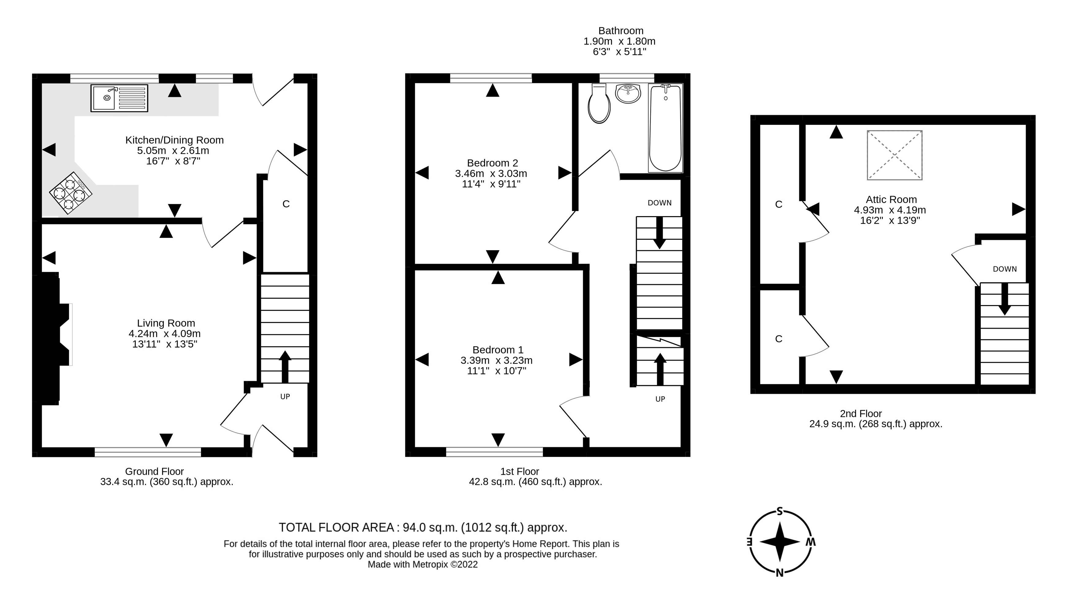 69 Rosebery Avenue, South Queensferry EH30, 2 bedroom terraced house