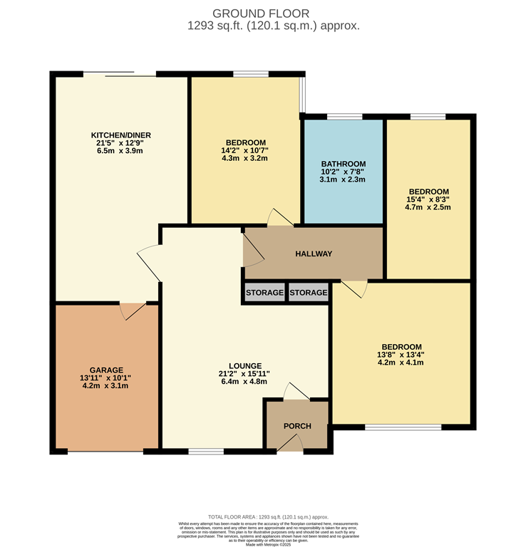 194, Sandy Lane Greater Manchester, Hindley Green floorplan