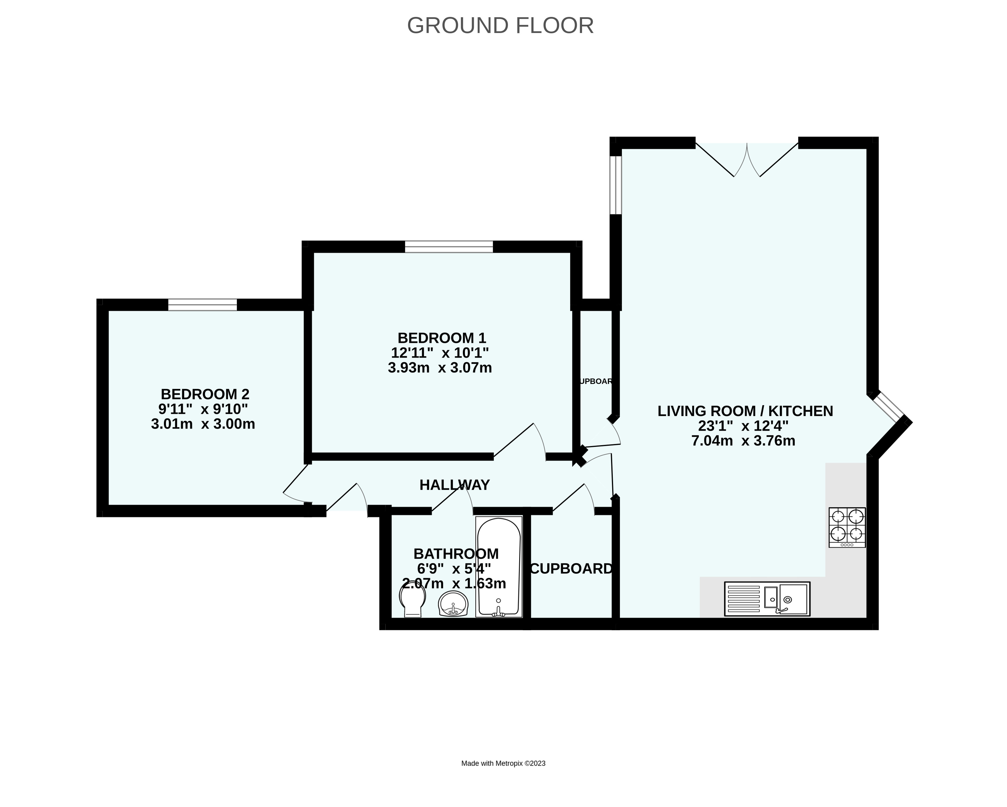 St. Marychurch Road, Newton Abbot, Devon TQ12, 2 bedroom flat for sale