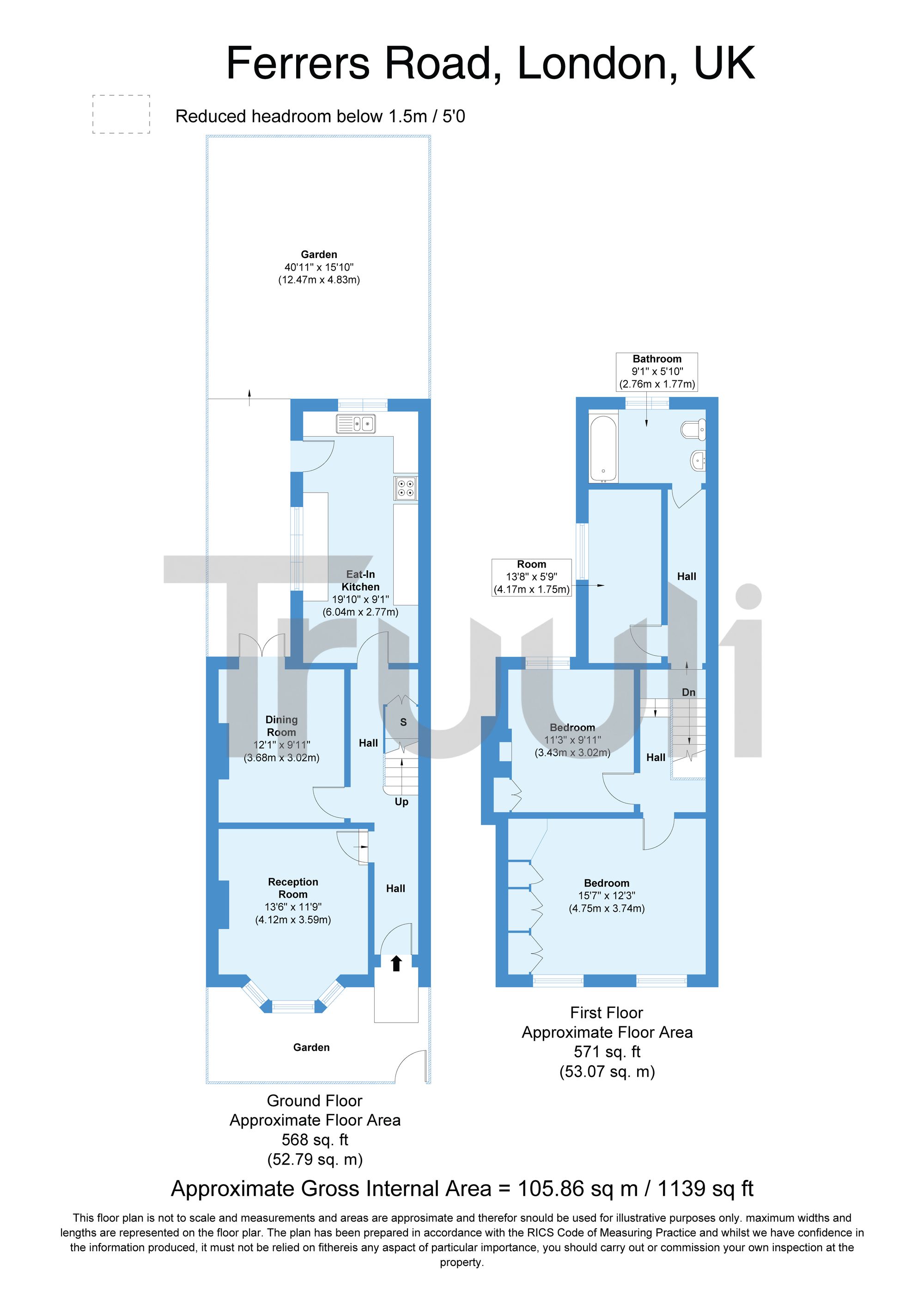 22 Ferrers Road, London floorplan