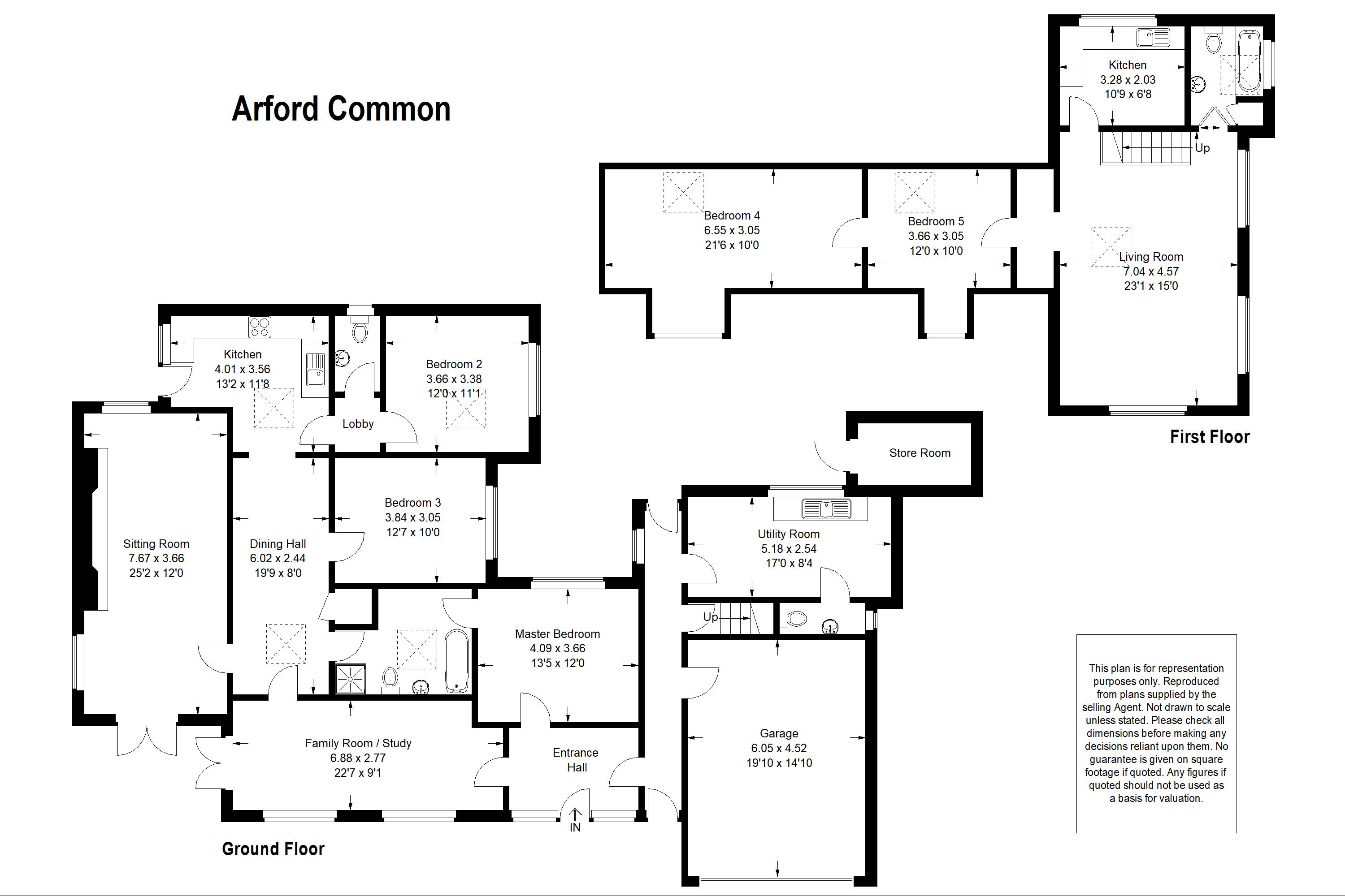 5 Bedrooms Detached house for sale in Arford Common, Headley, Bordon GU35