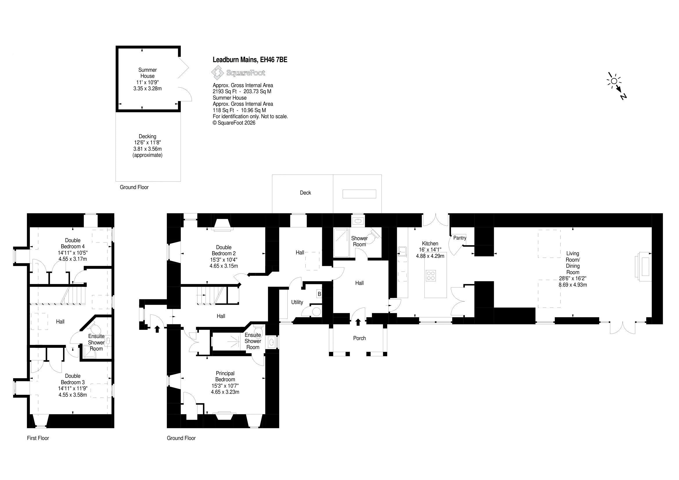 Leadburn Mains Farmhouse, West Linton floorplan