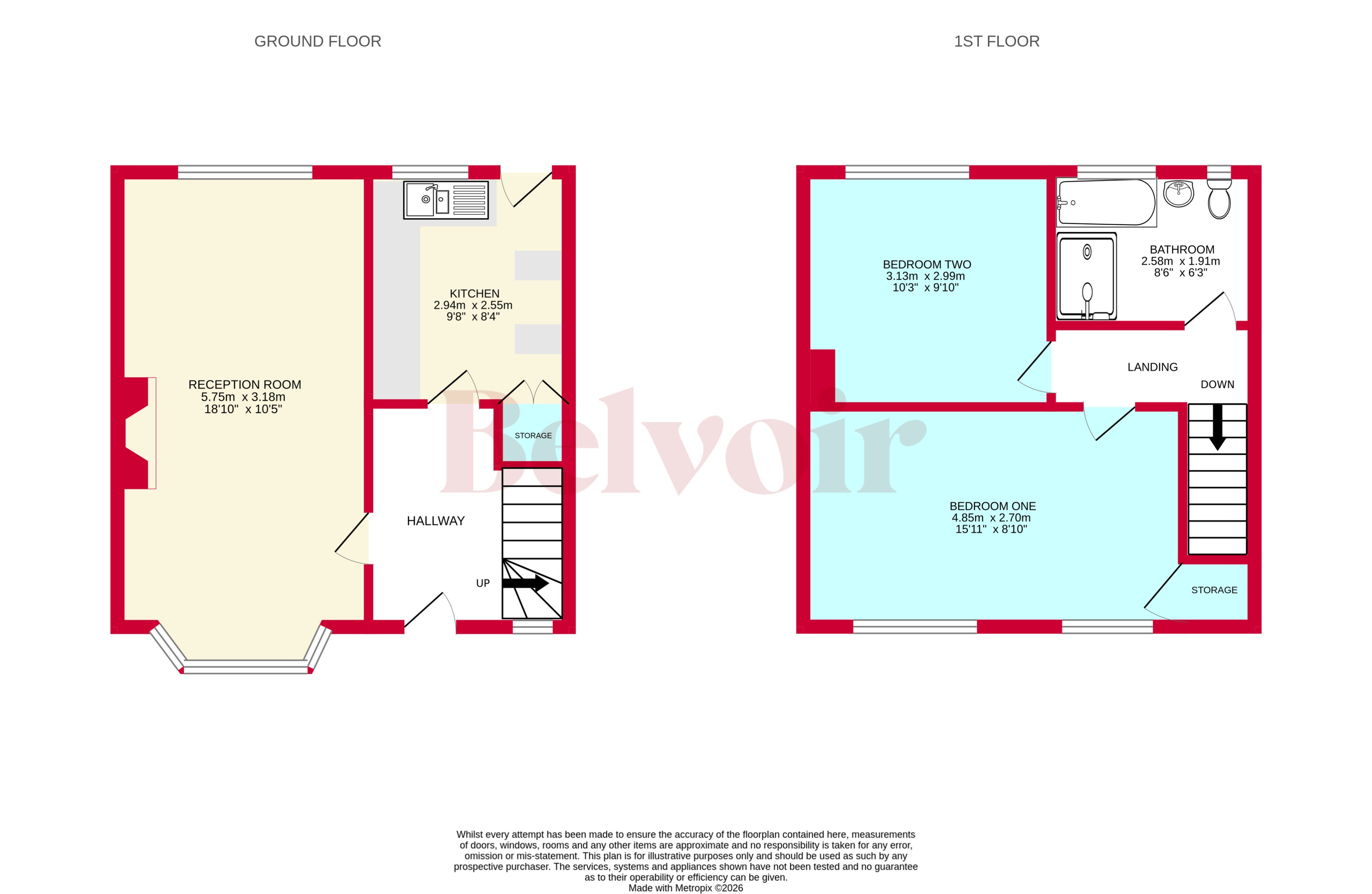 26, Castlebridge Road, Wolverhampton floorplan