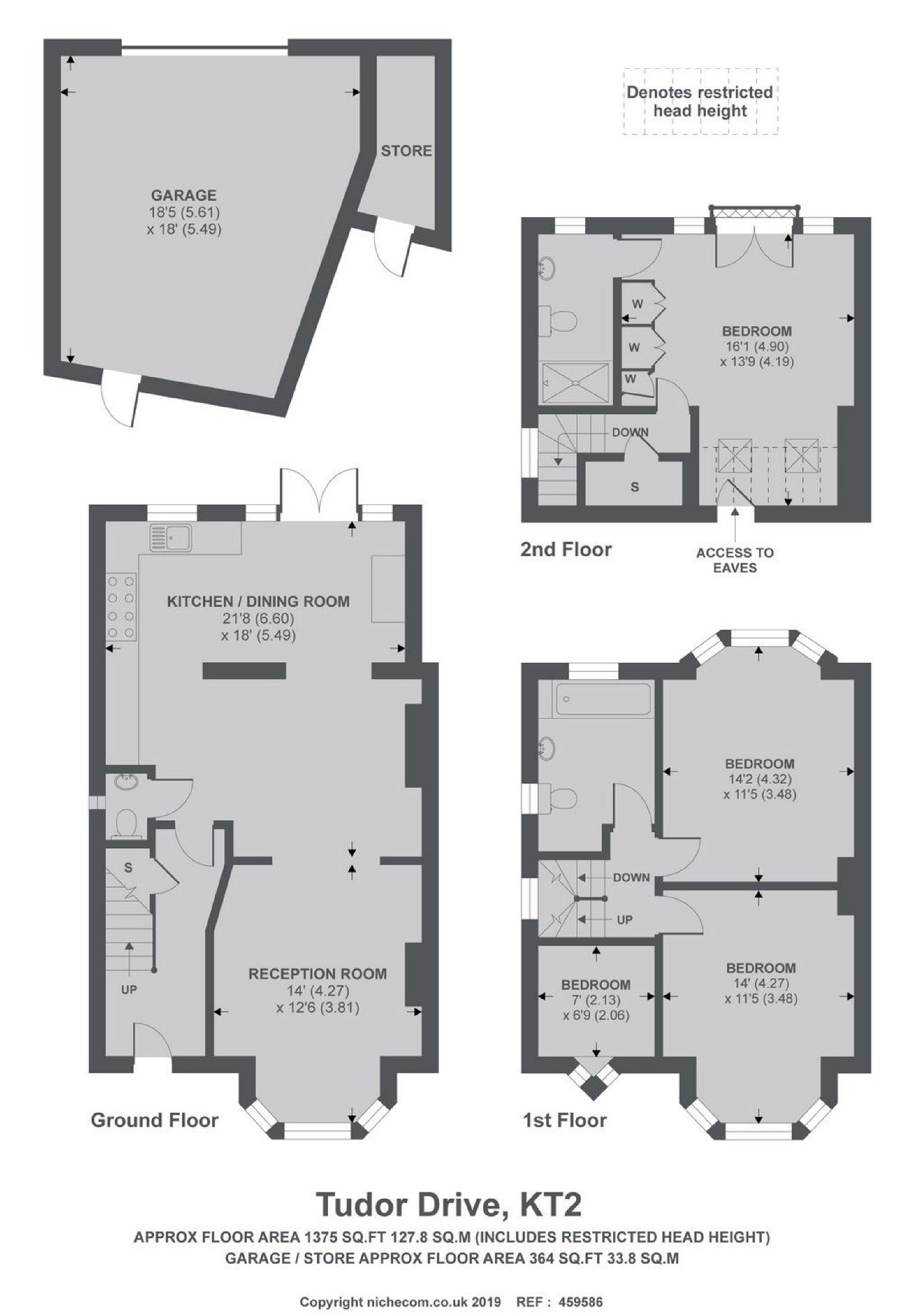 56, Tudor Drive, Kingston Upon Thames floorplan