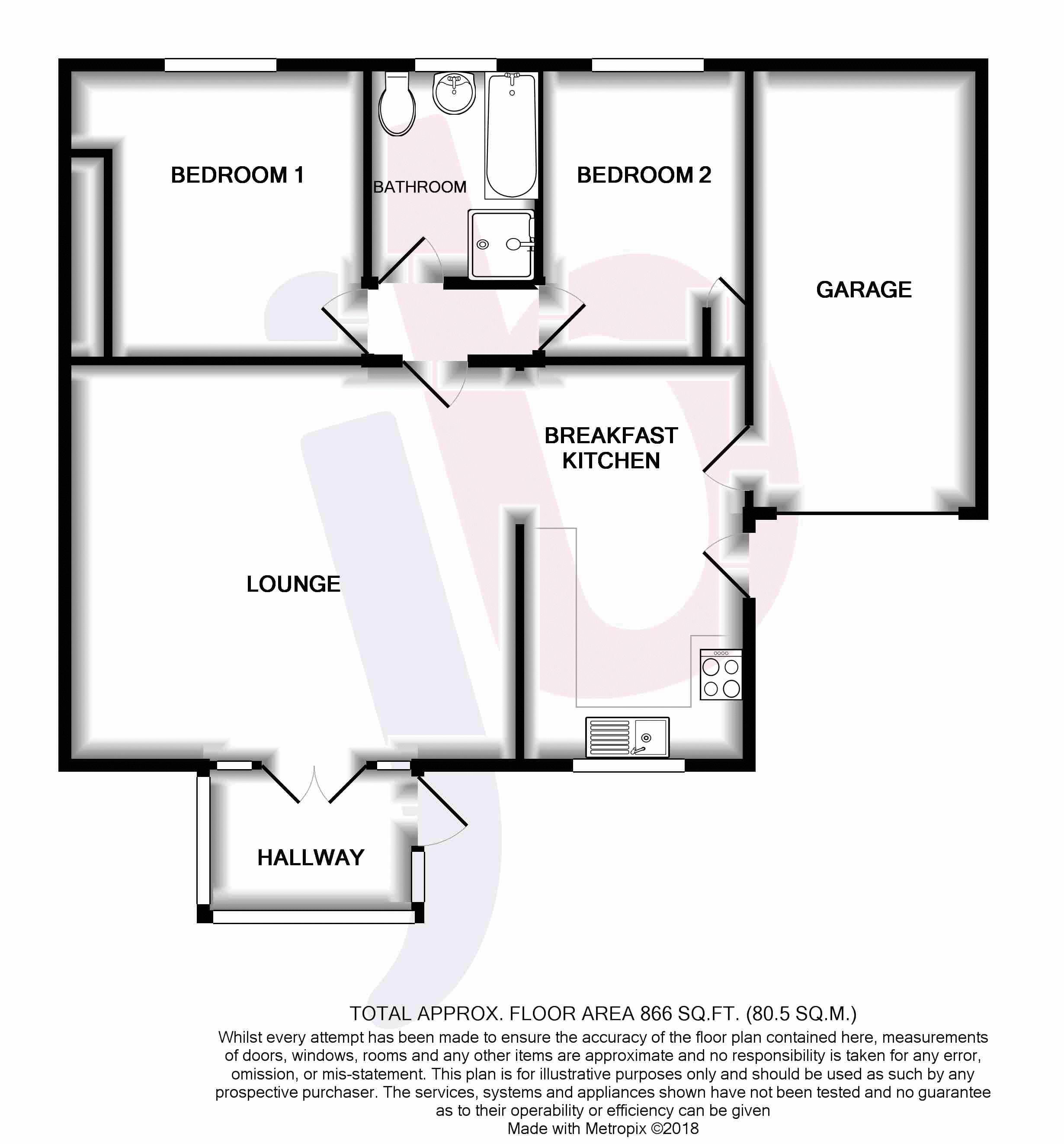 261, London Road, Newark floorplan