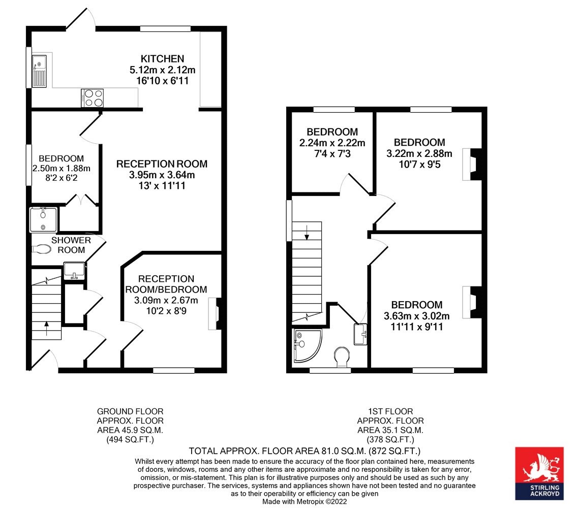 7, Osborne Road, Surrey floorplan
