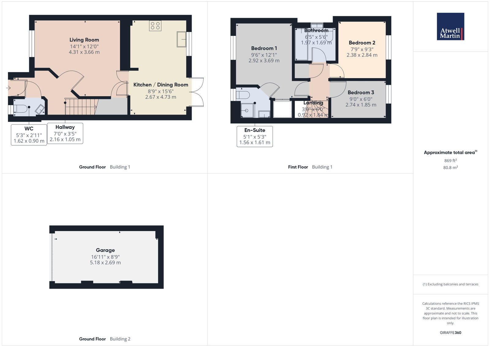 64, Buzzard Road, Calne floorplan