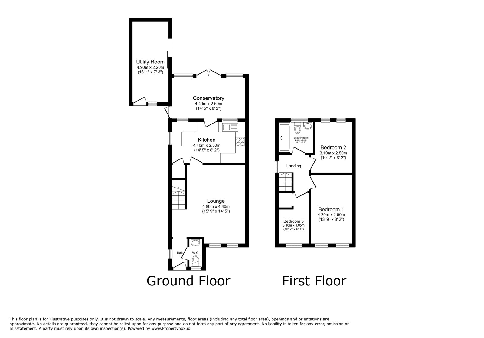 9, Walnut Close, Swadlincote floorplan