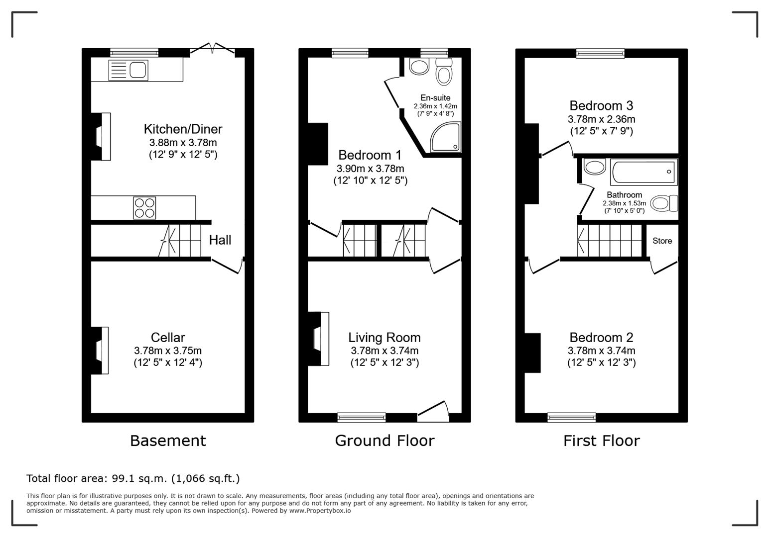 13, Fitzwilliam Street, Barnsley floorplan