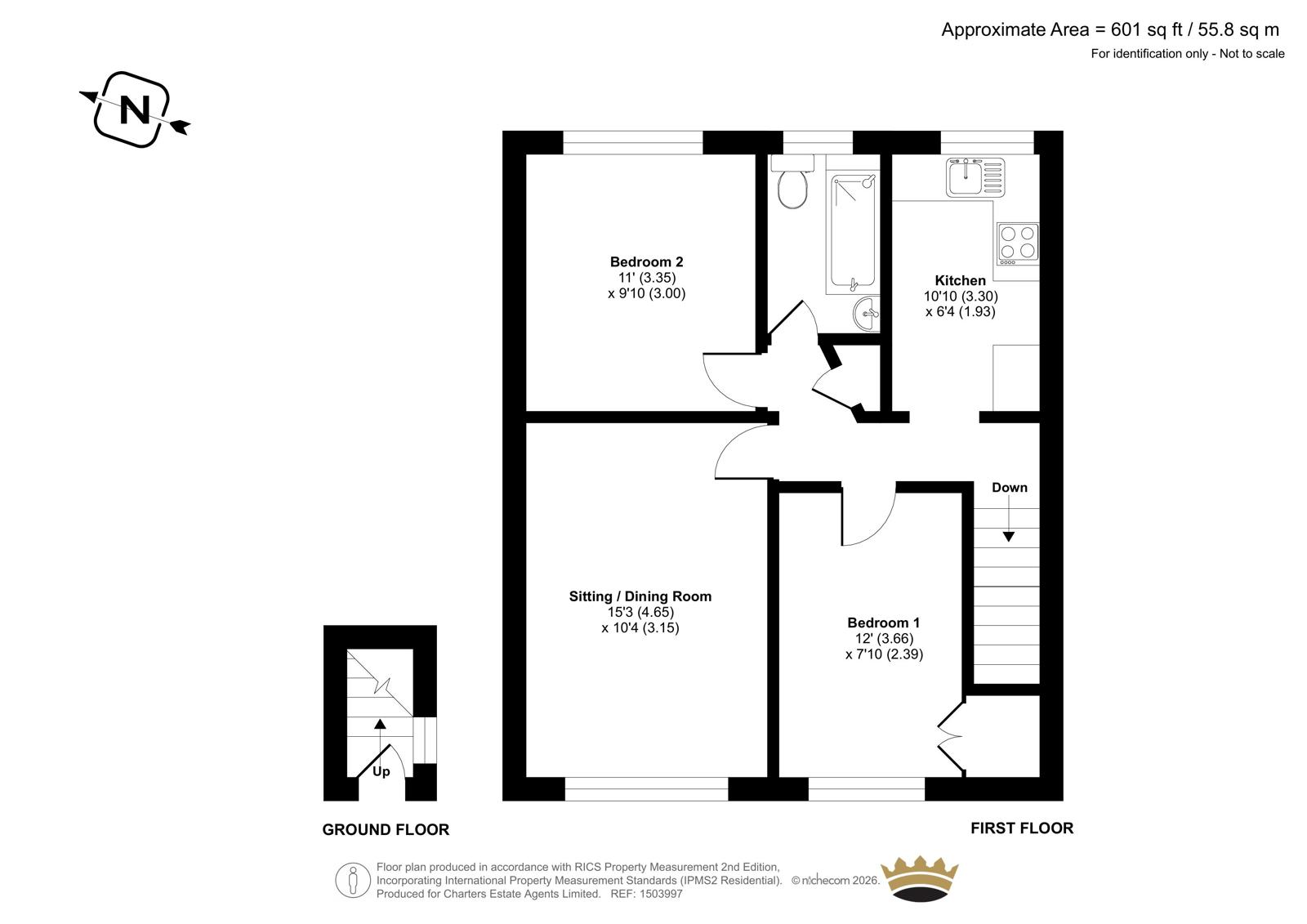 40, Sherborne Way, Southampton floorplan