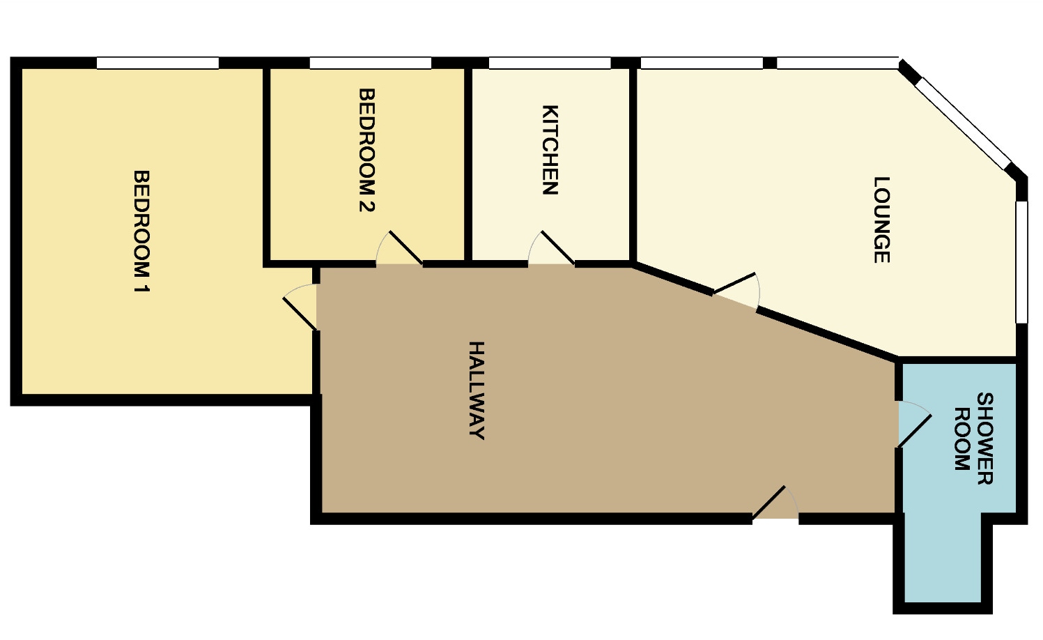 2 Bedrooms Flat for sale in 292/2 Main Street, Alexandria G83