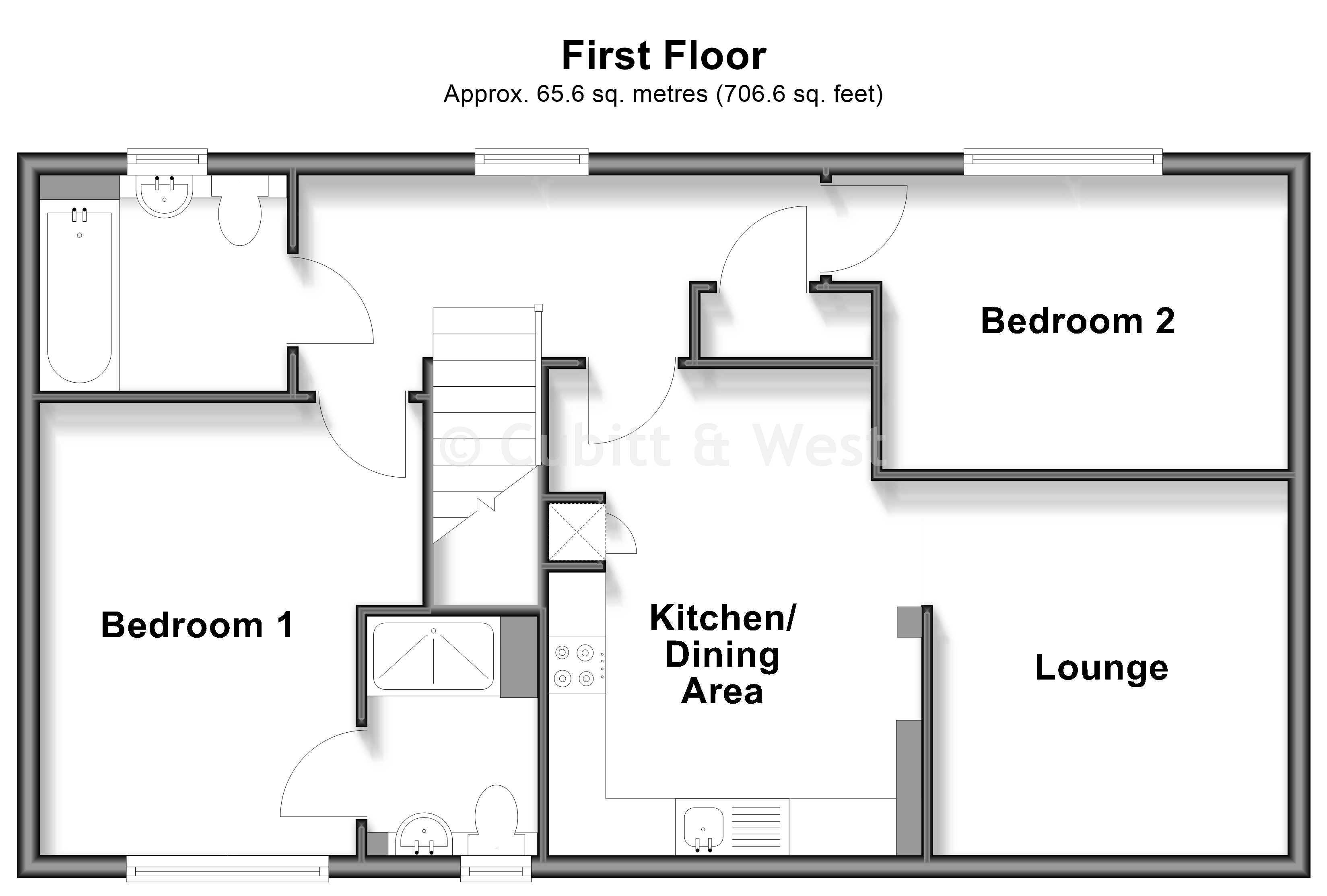 10, Valley Drive, Crawley floorplan