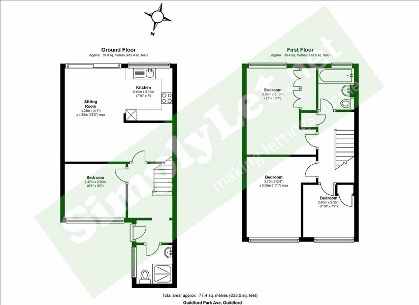 4 Bedrooms Semi-detached house to rent in Guildford Park Avenue, Guildford GU2