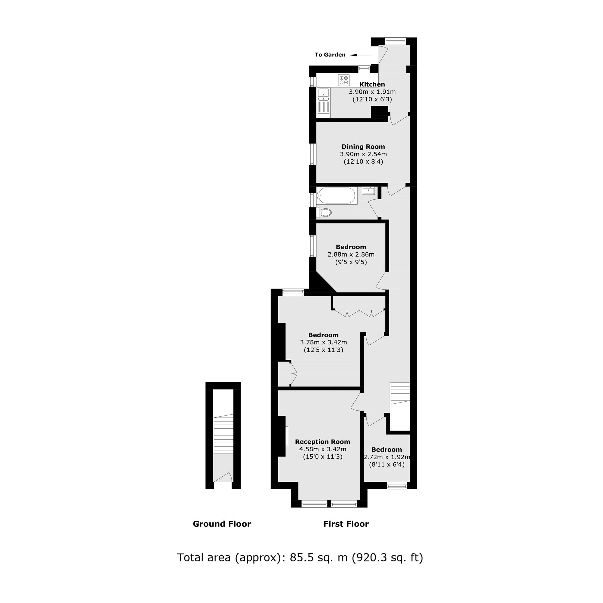 23A, Ravenstone Street, London floorplan