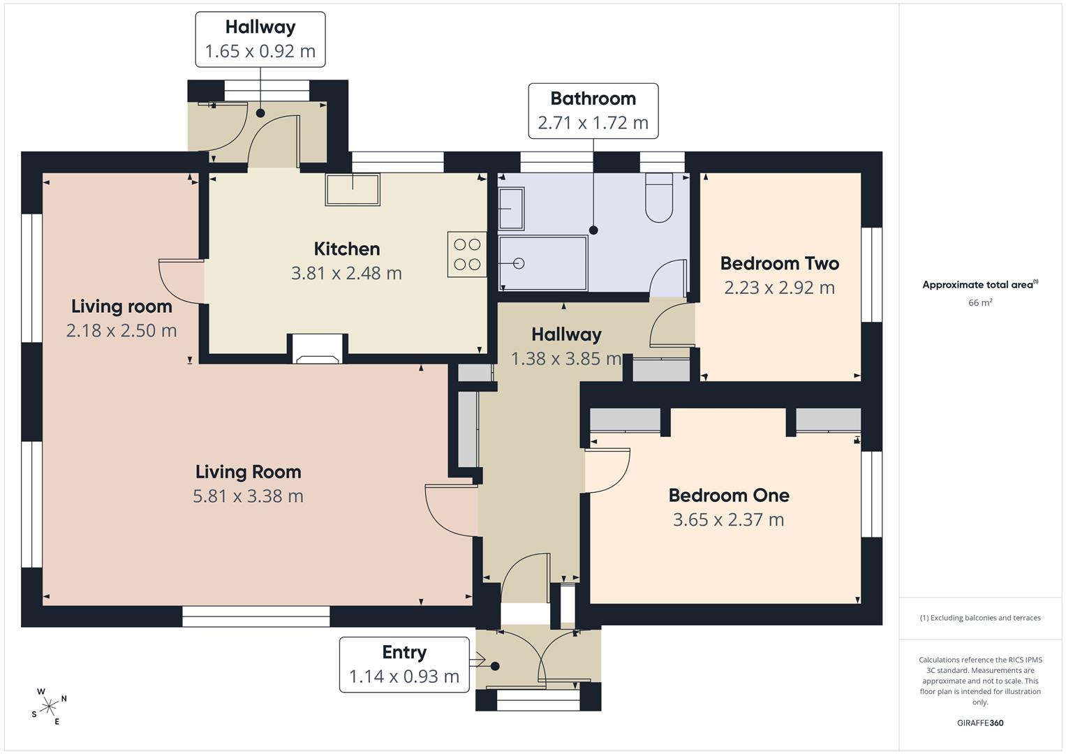 50, Dune View Mobile Home Park, Braunton floorplan