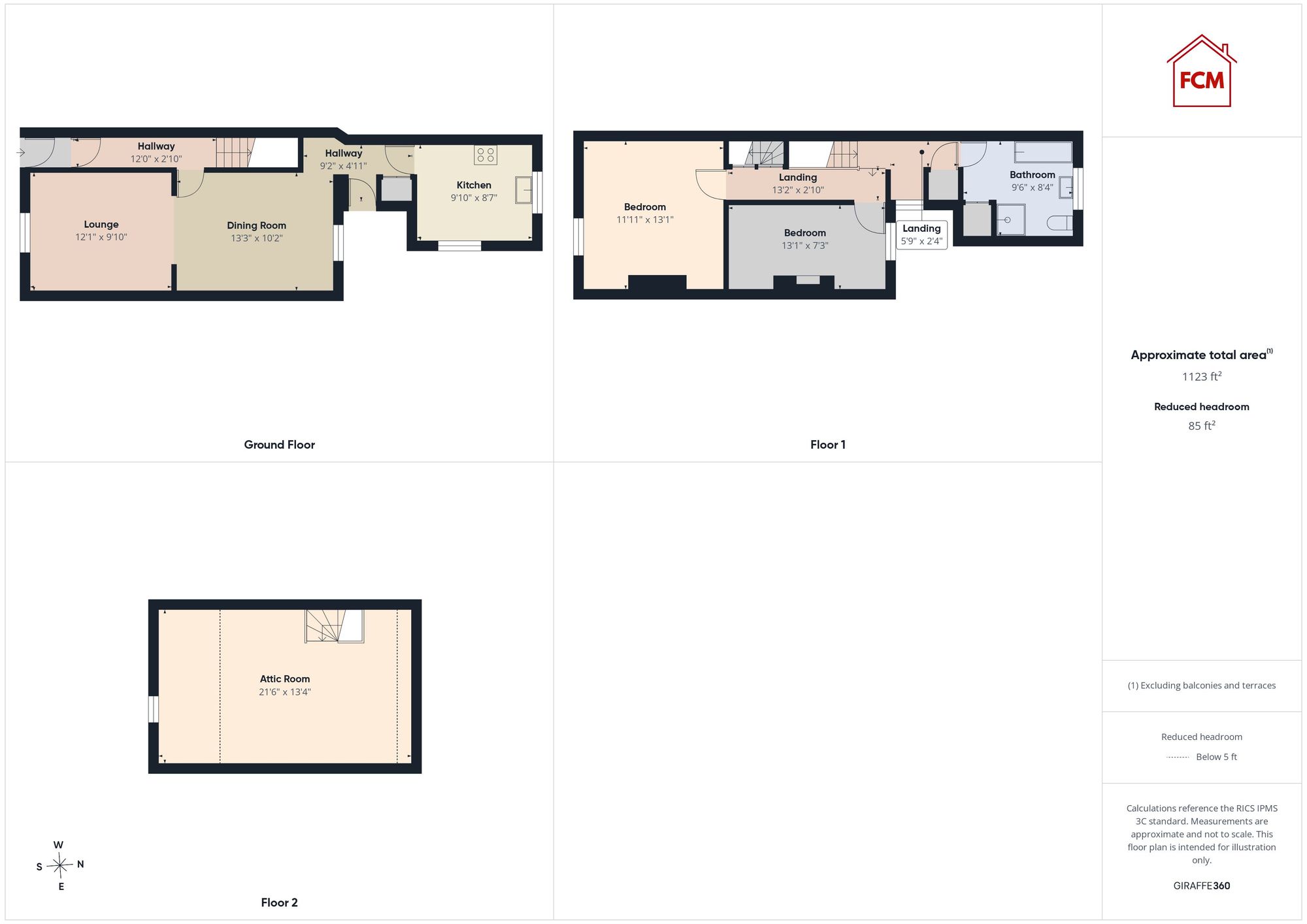 69 Penzance Street, Moor Row floorplan