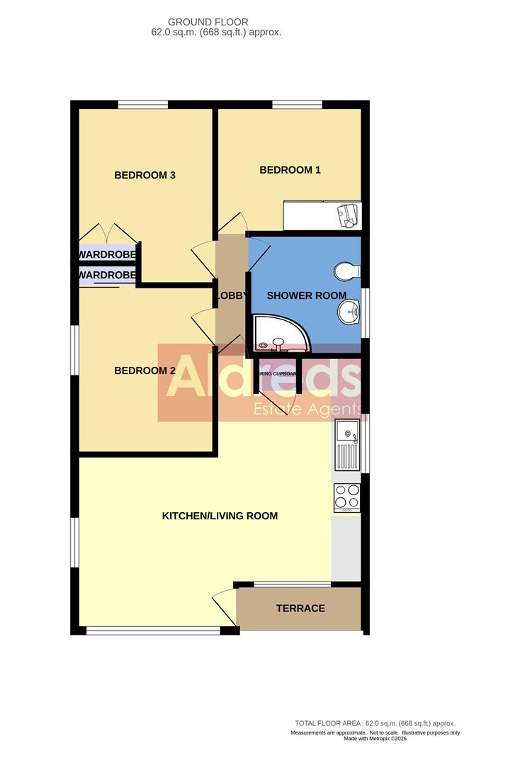 142, Sundowner Newport Road, Great Yarmouth floorplan
