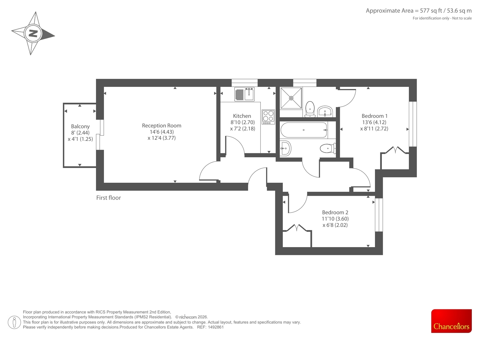 Flat, 3, Chiltern Heights, Buckinghamshire floorplan