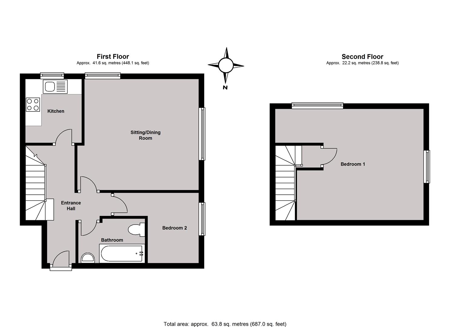 Queens Road, Whitstable floorplan