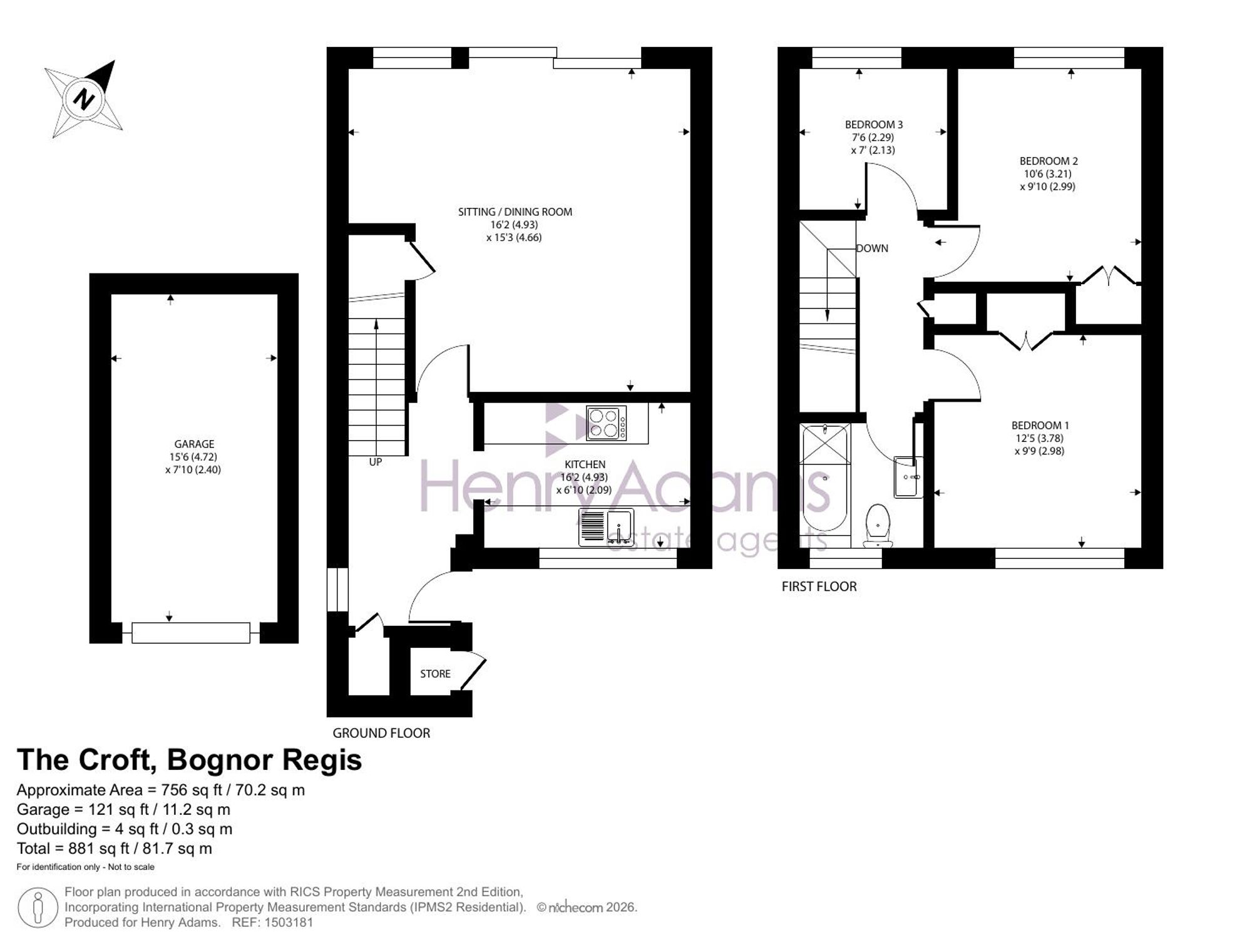 19 The Croft, Bognor Regis floorplan