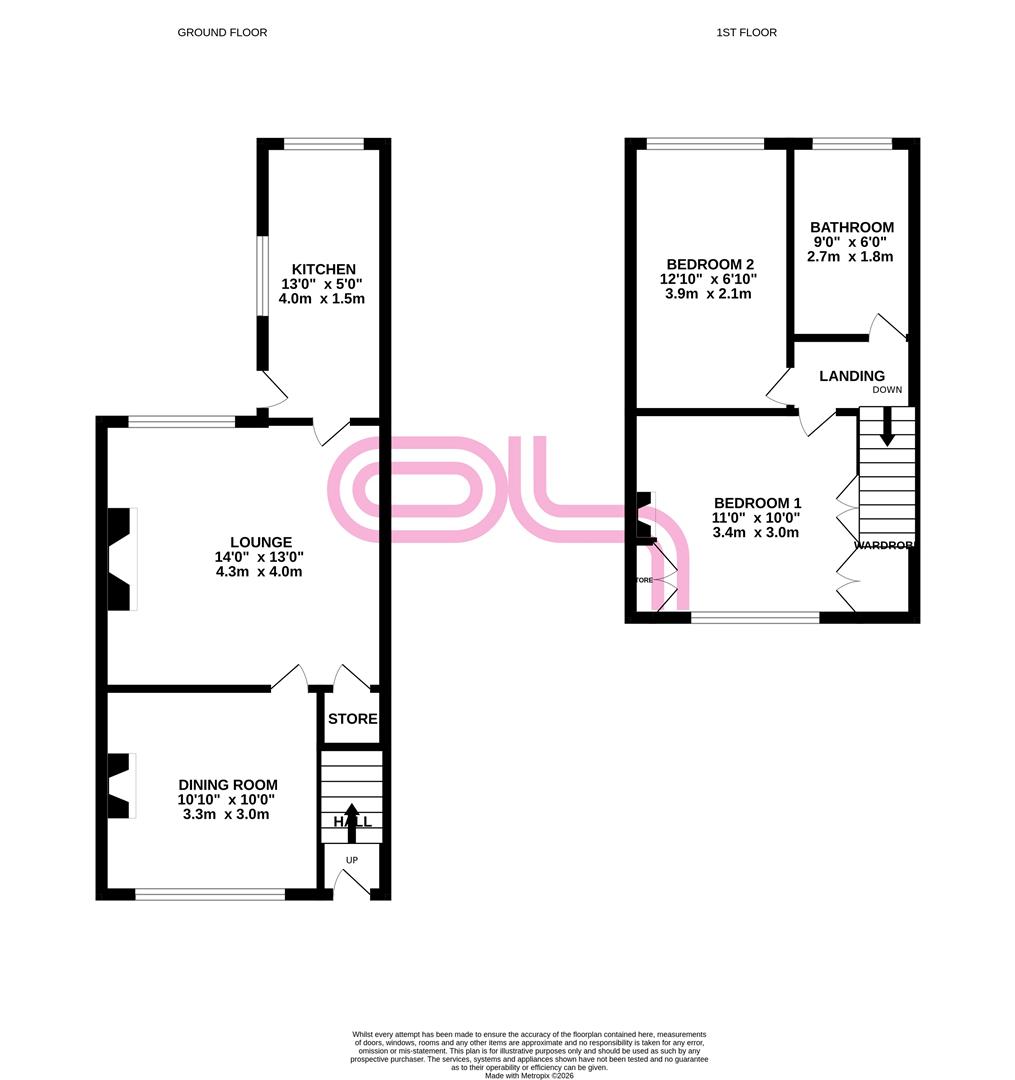 27, Compeigne Avenue, Keighley floorplan