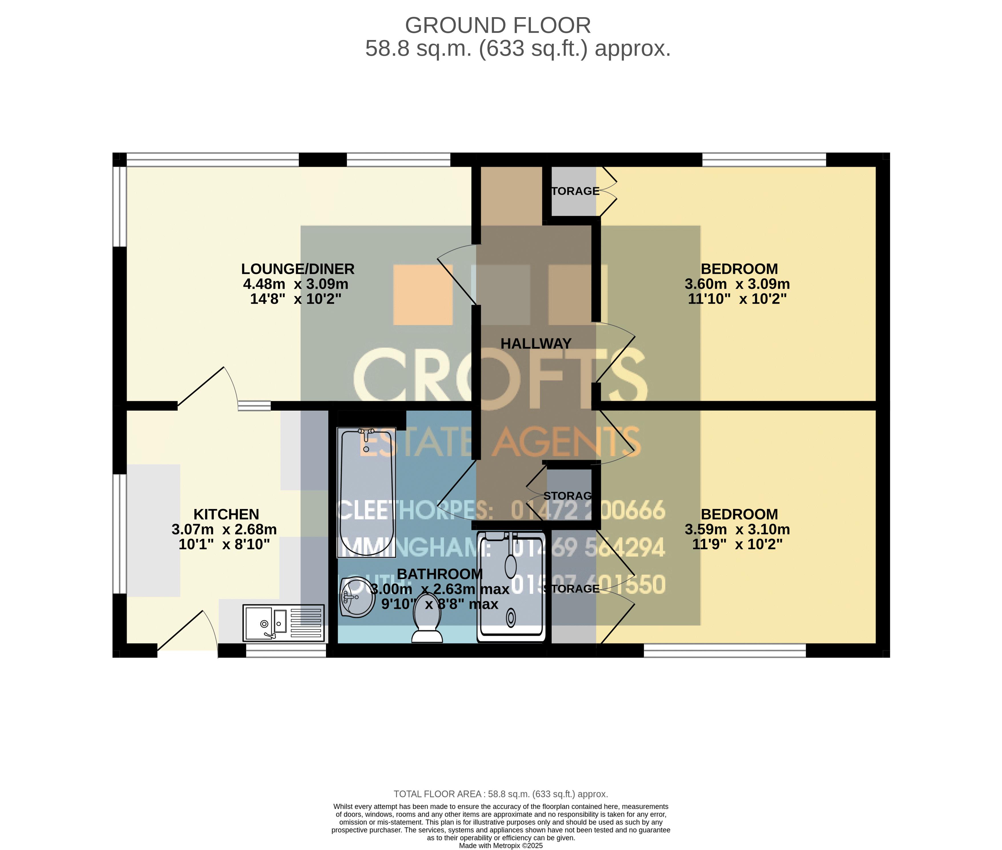 321, Main Road, Humberston Fitties floorplan