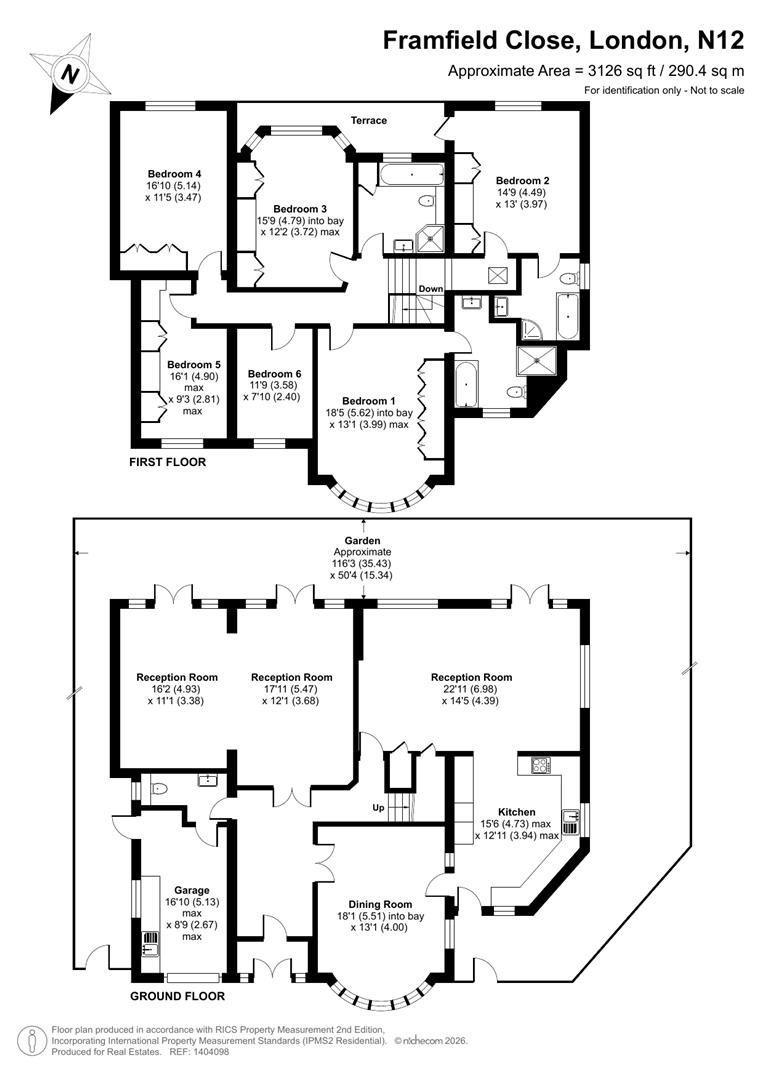 Framfield Close, Woodside Park floorplan