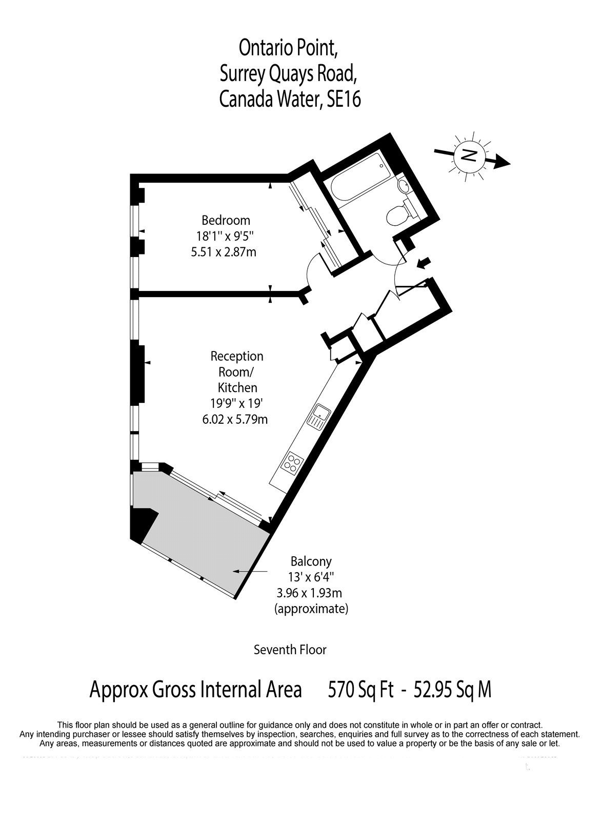 Ontario Point, 28 Surrey Quays Road floorplan